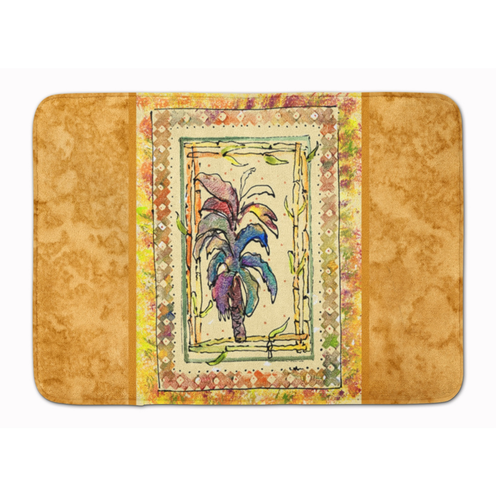 &quotCaroline's Treasures Palm Tree Floor Mat, 19"" x 27"", Multicolor"