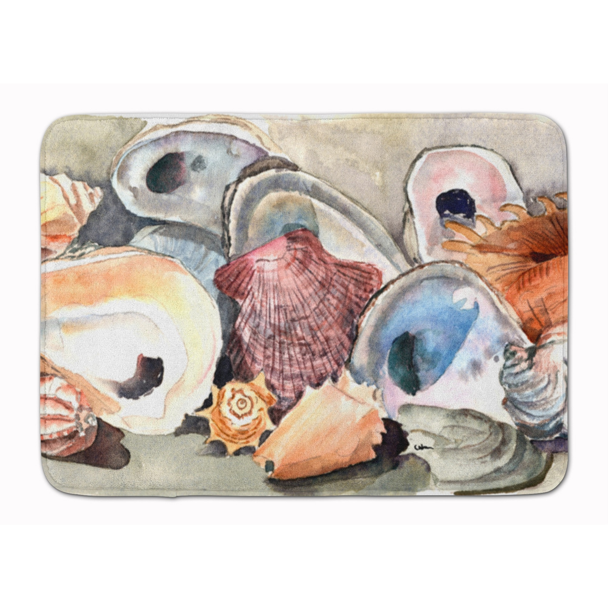 &quotCaroline's Treasures Sea Shells Floor Mat, 19"" x 27"", Multicolor"