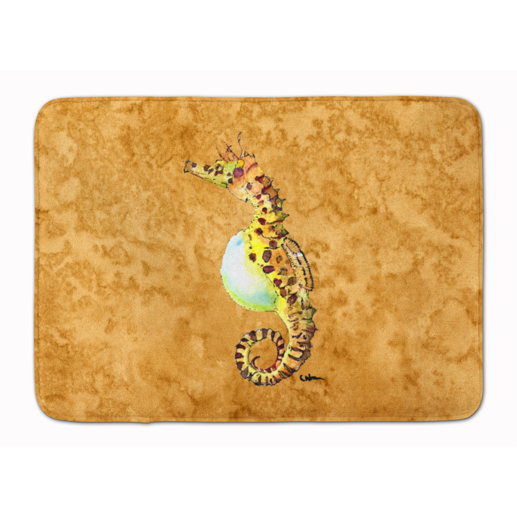 &quotCaroline's Treasures Seahorse Floor Mat, 19"" x 27"", Multicolor"