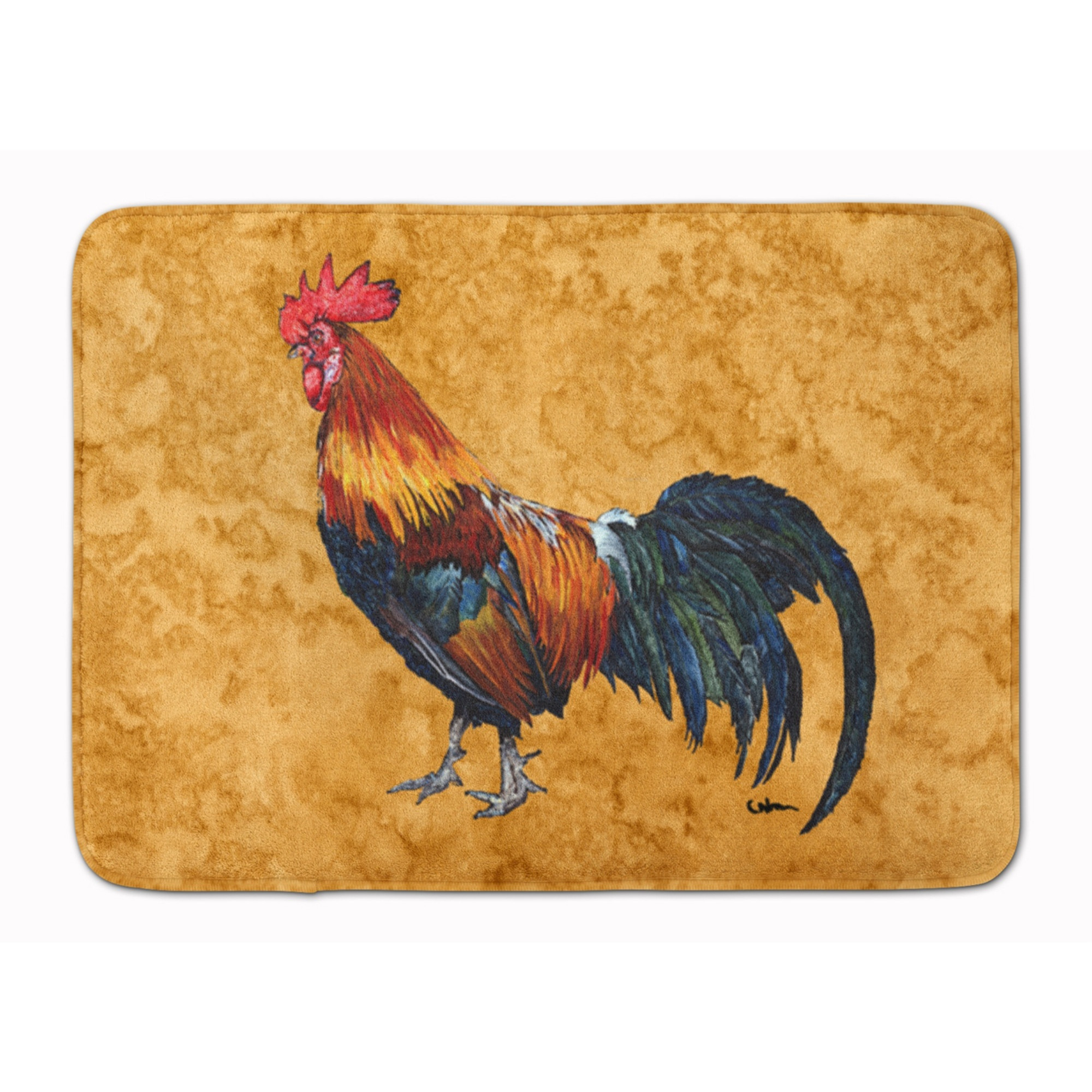 &quotCaroline's Treasures Rooster Floor Mat, 19"" x 27"", Multicolor"