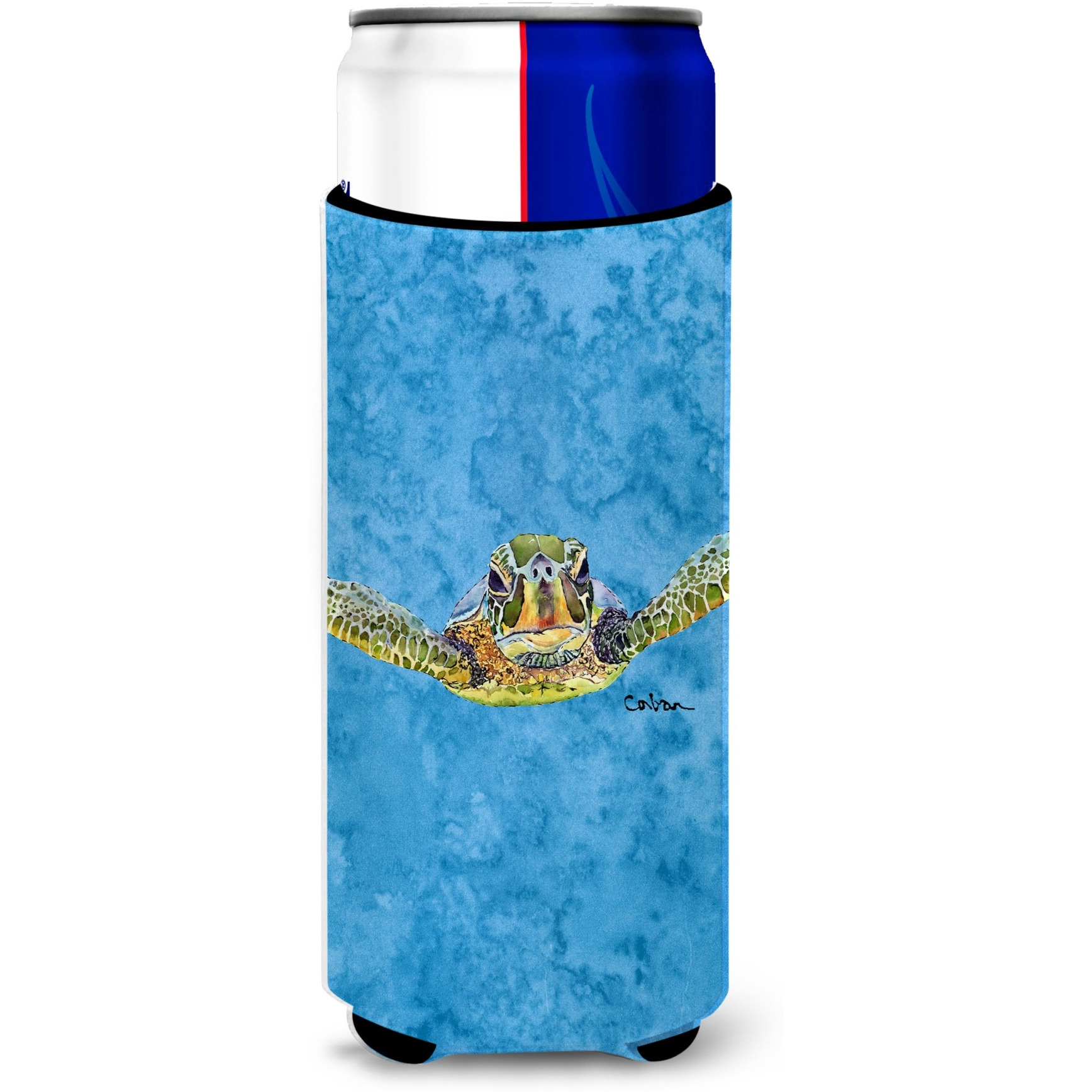Turtle  Coming at you Ultra Beverage Insulators for slim cans 8653MUK