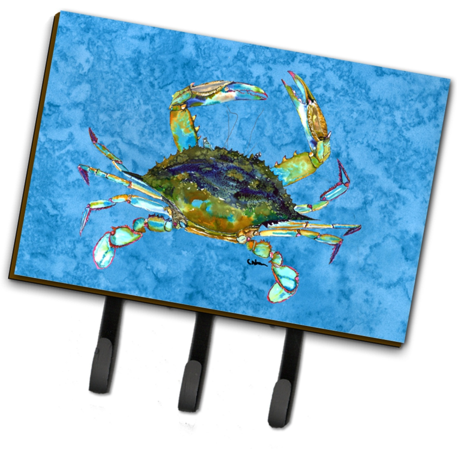 &quotCaroline's Treasures 8656TH68 Crab Leash or Key Holder, Large, Multicolor"