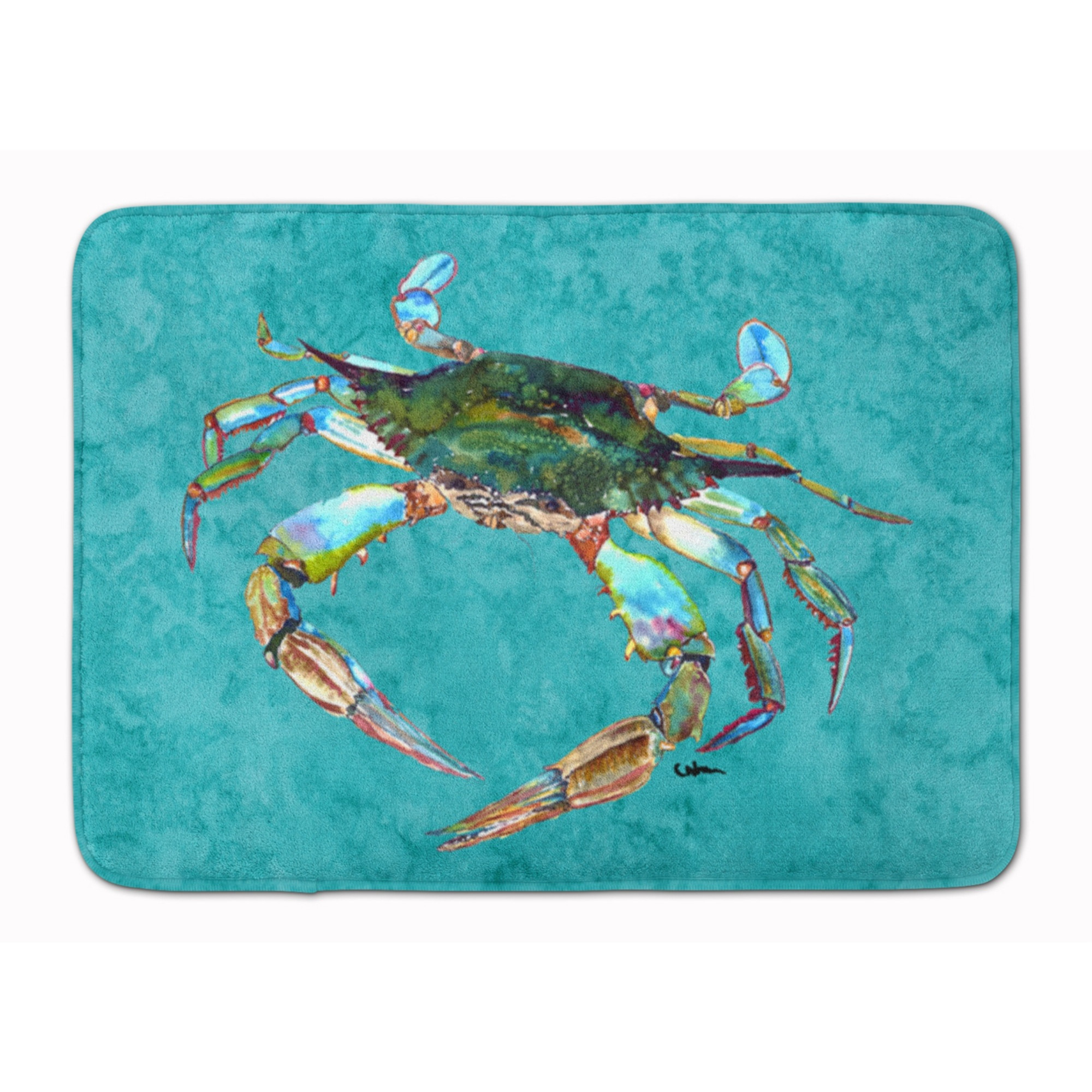 &quotCaroline's Treasures Crab Floor Mat, 19"" x 27"", Multicolor"