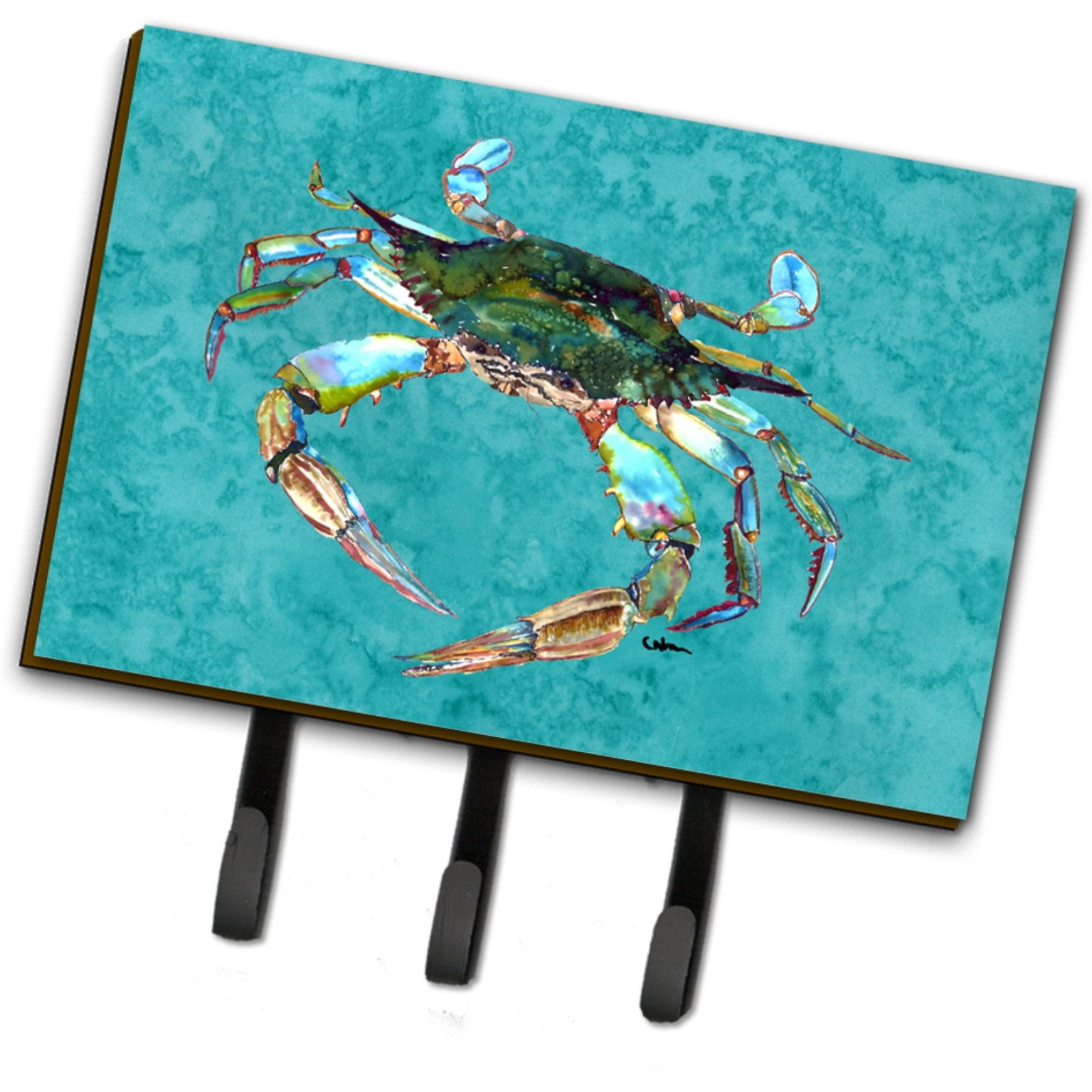 &quotCaroline's Treasures 8657TH68 Crab Leash or Key Holder, Large, Multicolor"