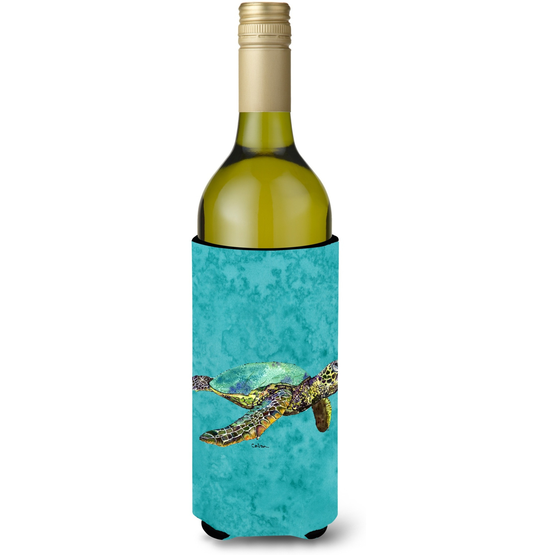 Loggerhead Turtle Wine Bottle Beverage Insulator Beverage Insulator Hugger