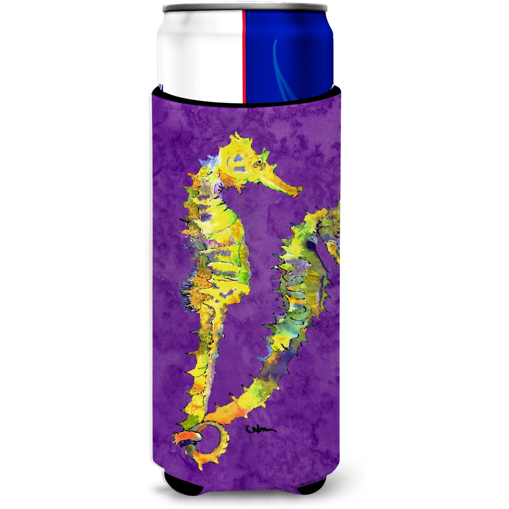 Seahorse Couple Ultra Beverage Insulators for slim cans 8661MUK