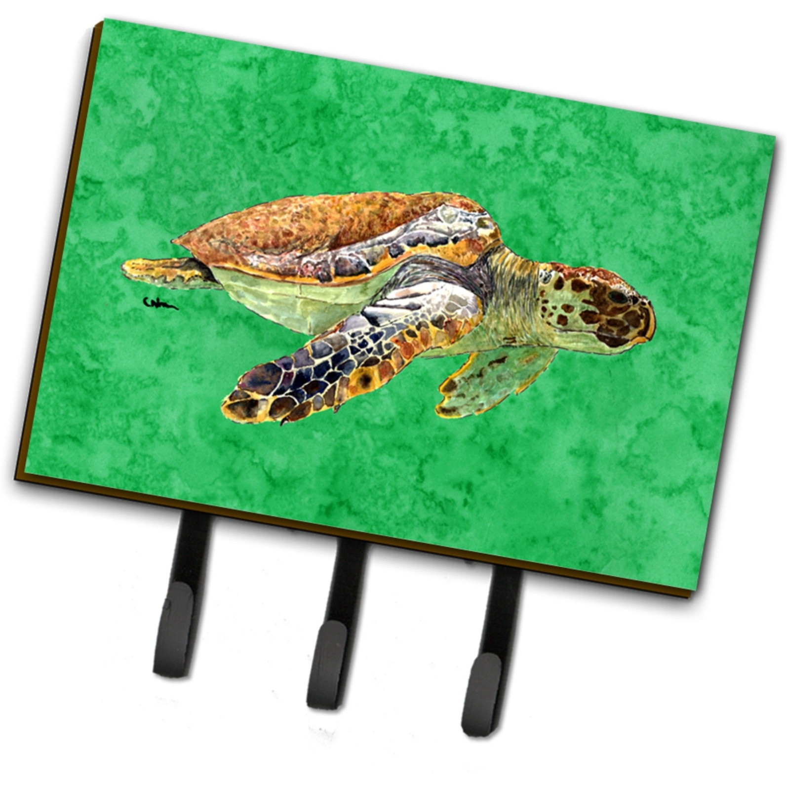 &quotCaroline's Treasures 8675TH68 Turtle Leash or Key Holder, Large, Multicolor"