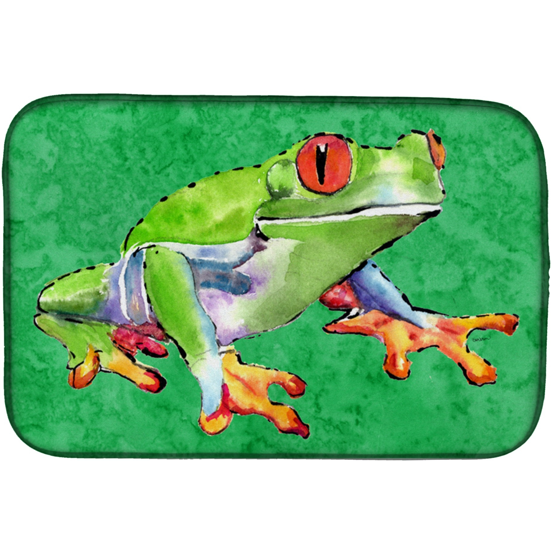 &quotCaroline's Treasures 8688DDM Dish Drying Mat, 14"" x 21"", Multicolor"