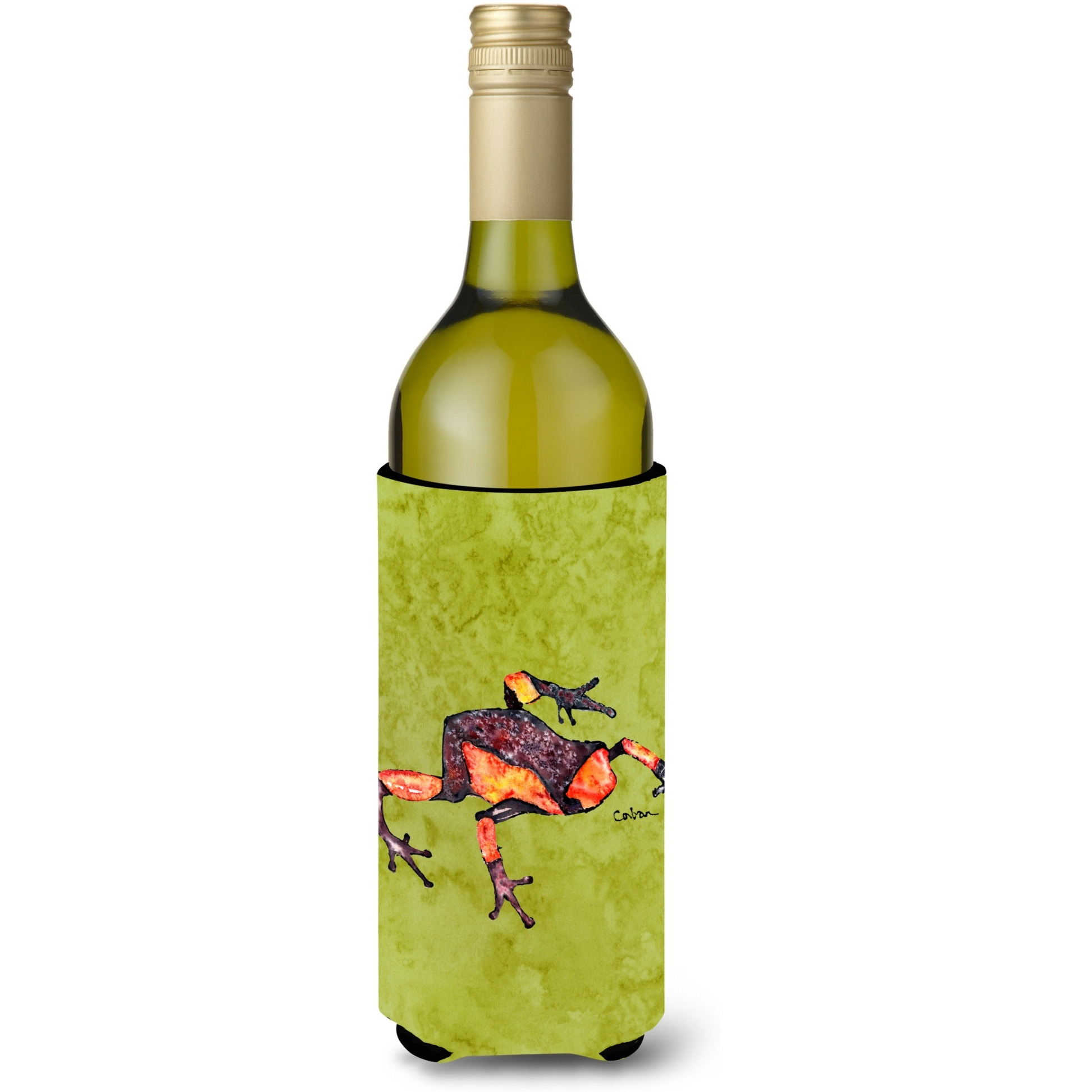 Frog Wine Bottle Beverage Insulator Beverage Insulator Hugger 8689LITERK