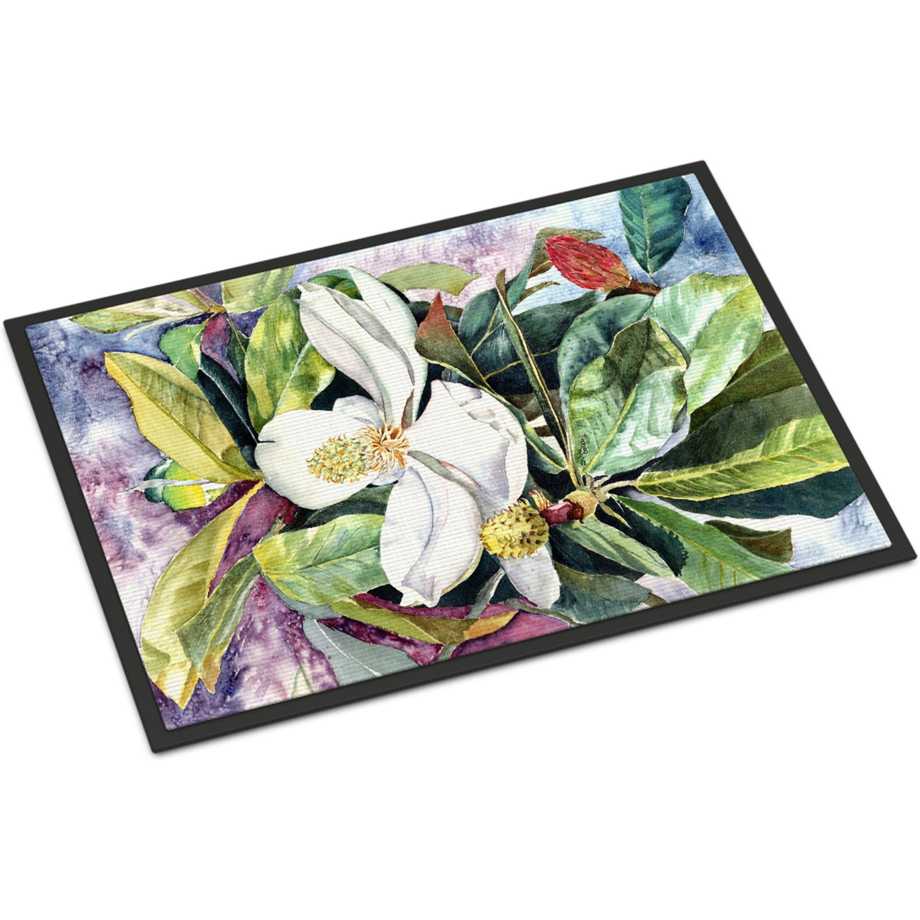 &quotCaroline's Treasures 8700JMAT Magnolia Indoor or Outdoor Mat, 24 x 36"", Multicolor"