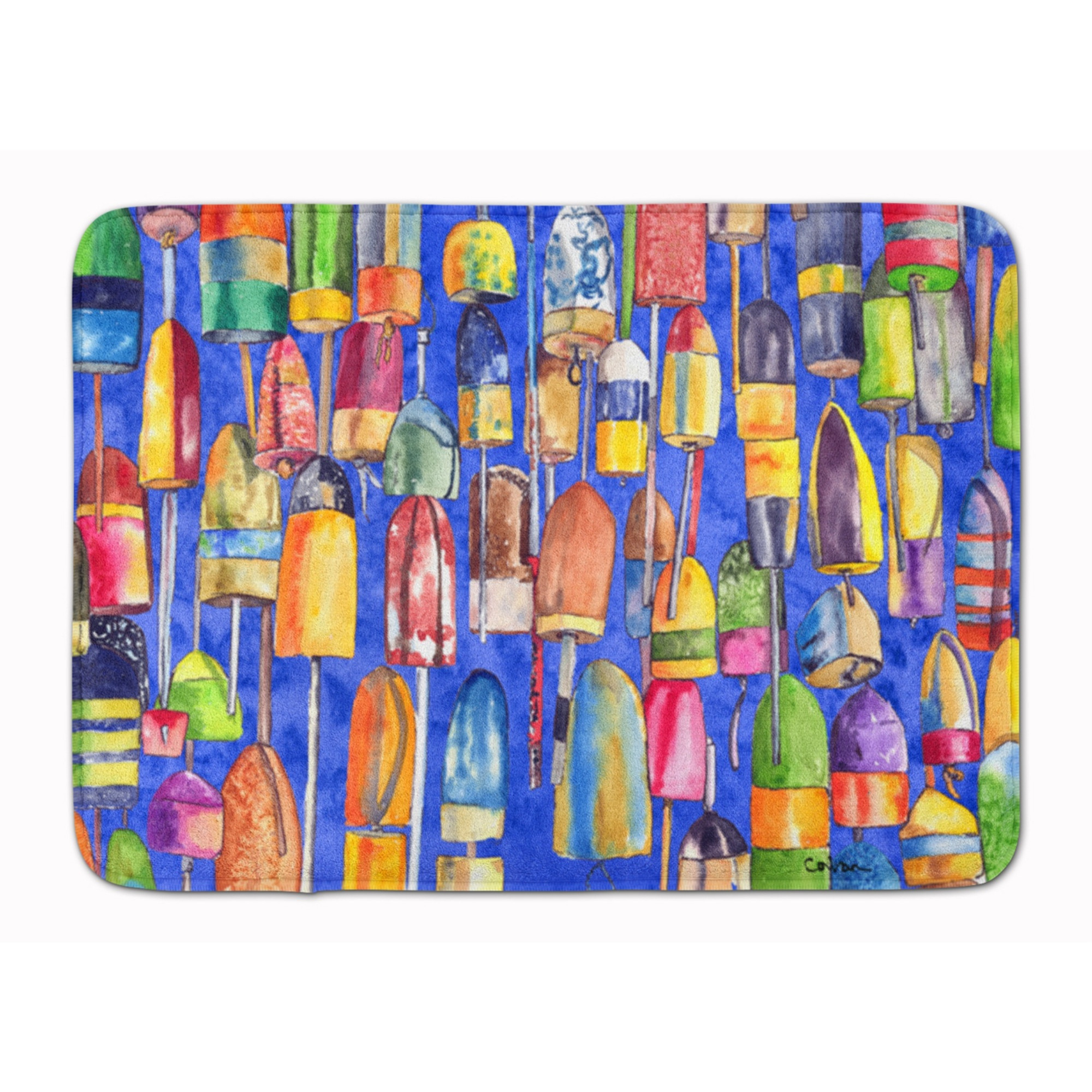 &quotCaroline's Treasures Lobster Bouys Floor Mat, 19"" x 27"", Multicolor"