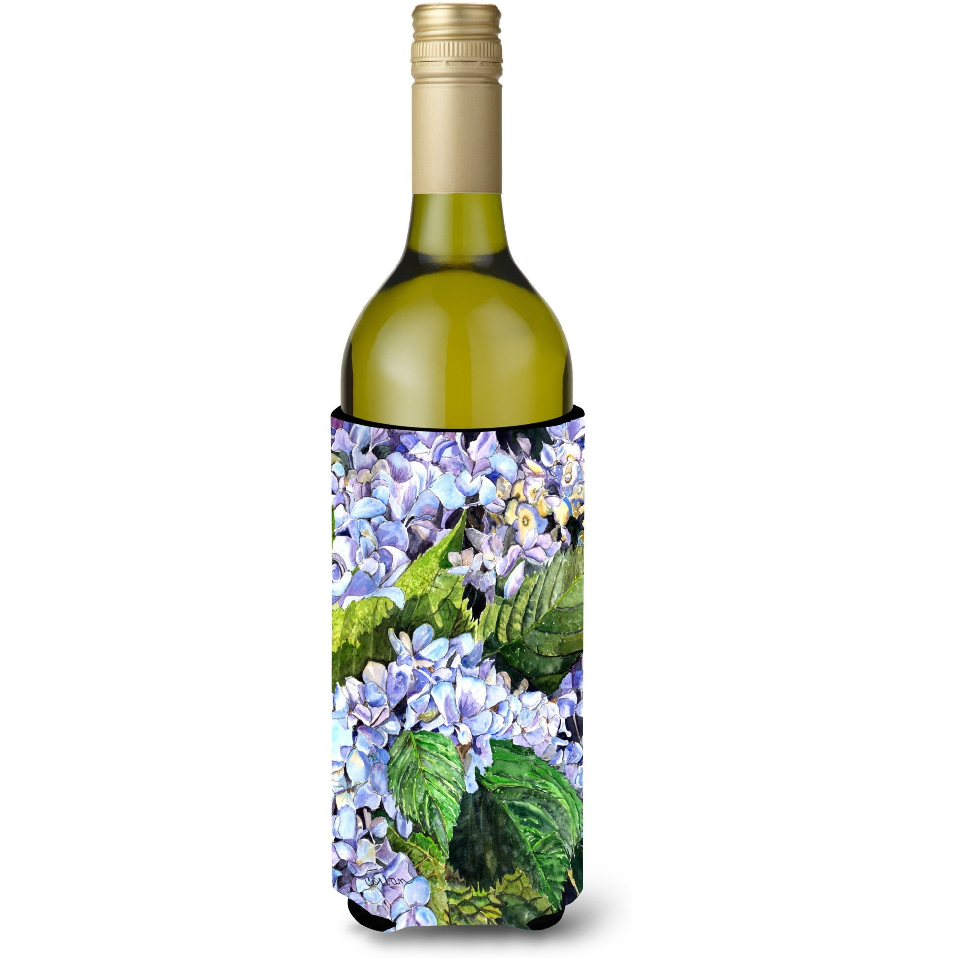 Hydrangea Wine Bottle Beverage Insulator Beverage Insulator Hugger