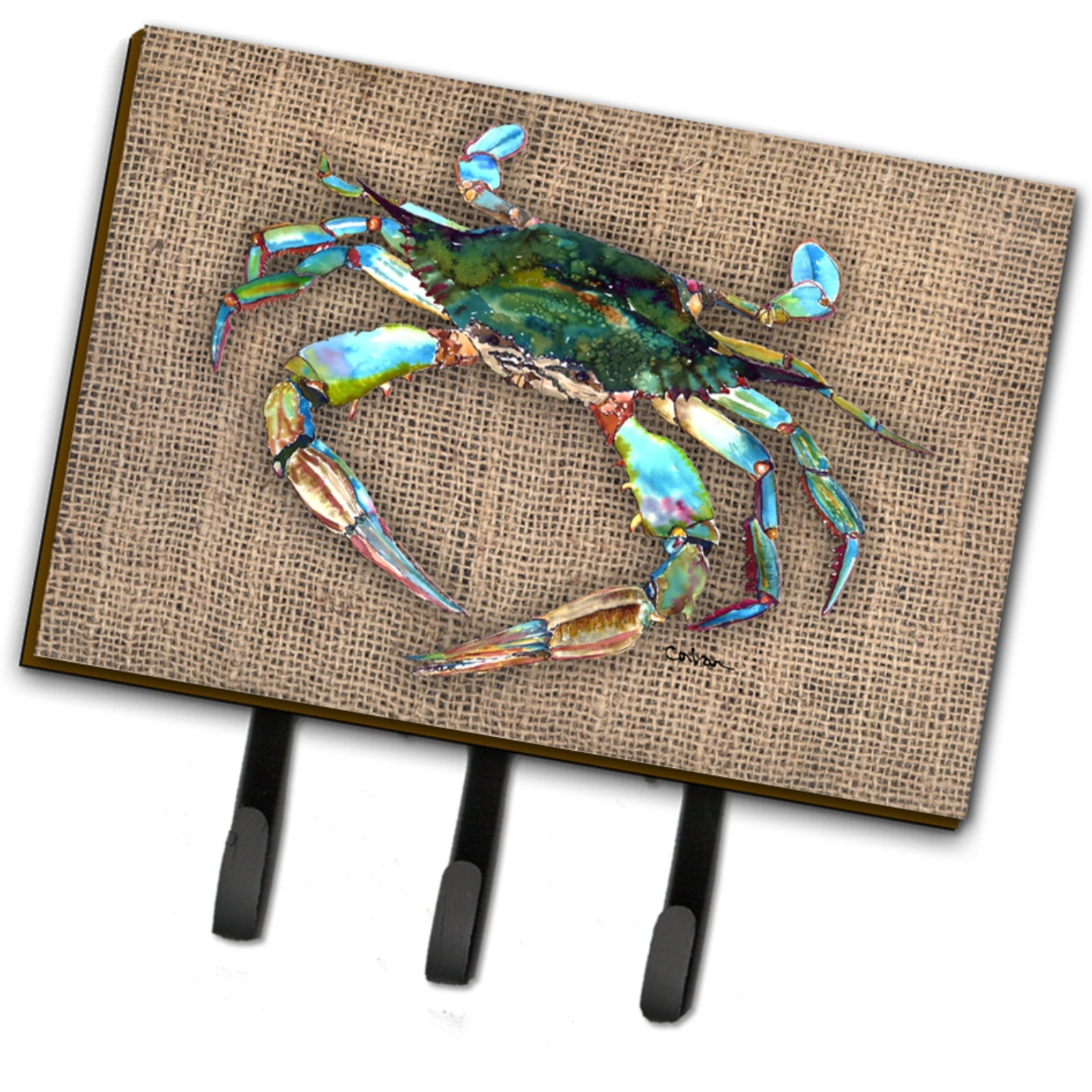&quotCaroline's Treasures 8731TH68 Crab Leash or Key Holder, Large, Multicolor"