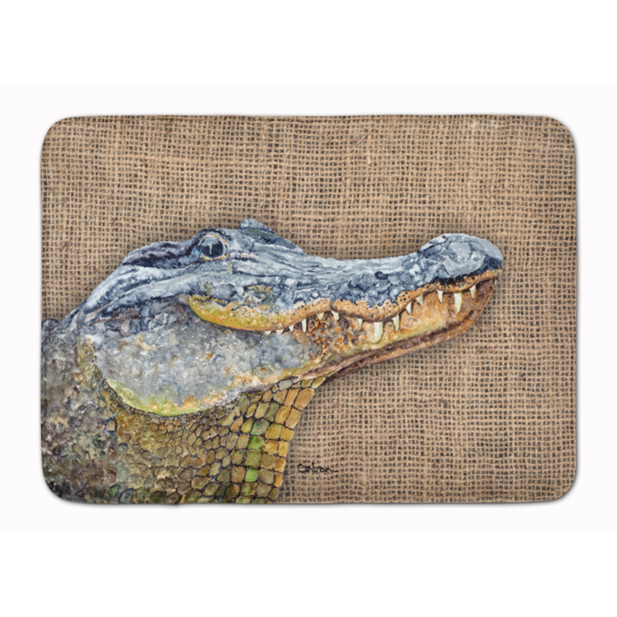 &quotCaroline's Treasures Alligator Floor Mat, 19"" x 27"", Multicolor"