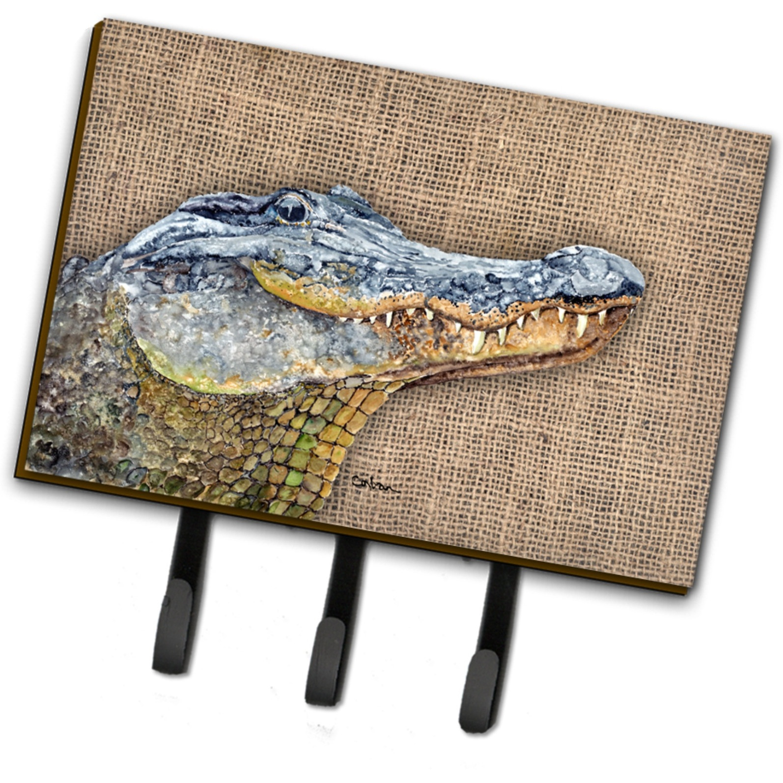 &quotCaroline's Treasures 8733TH68 Alligator Leash or Key Holder, Large, Multicolor"