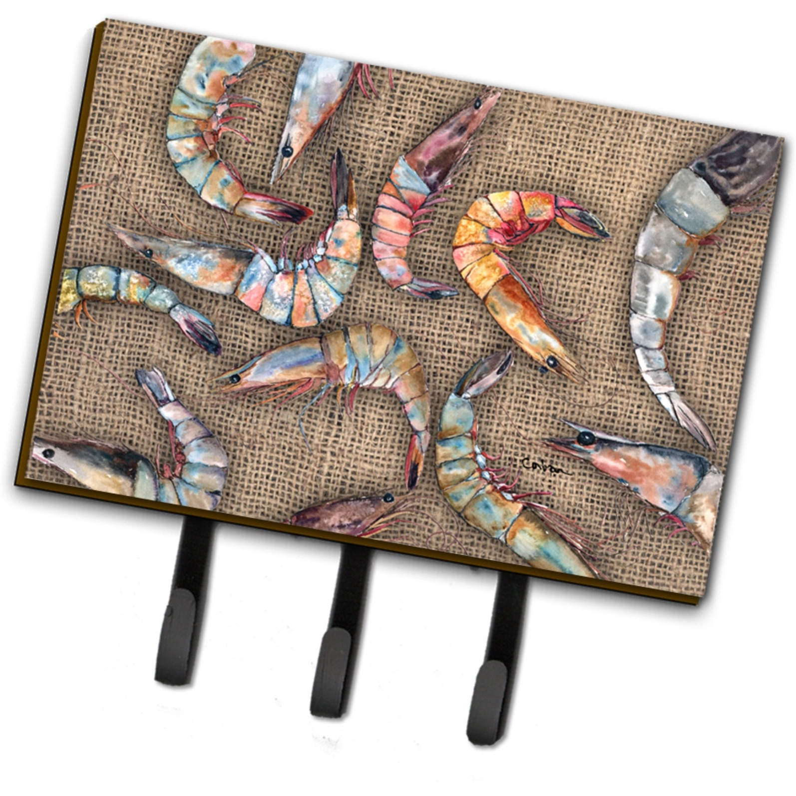 &quotCaroline's Treasures 8738TH68 Shrimp Leash or Key Holder, Large, Multicolor"