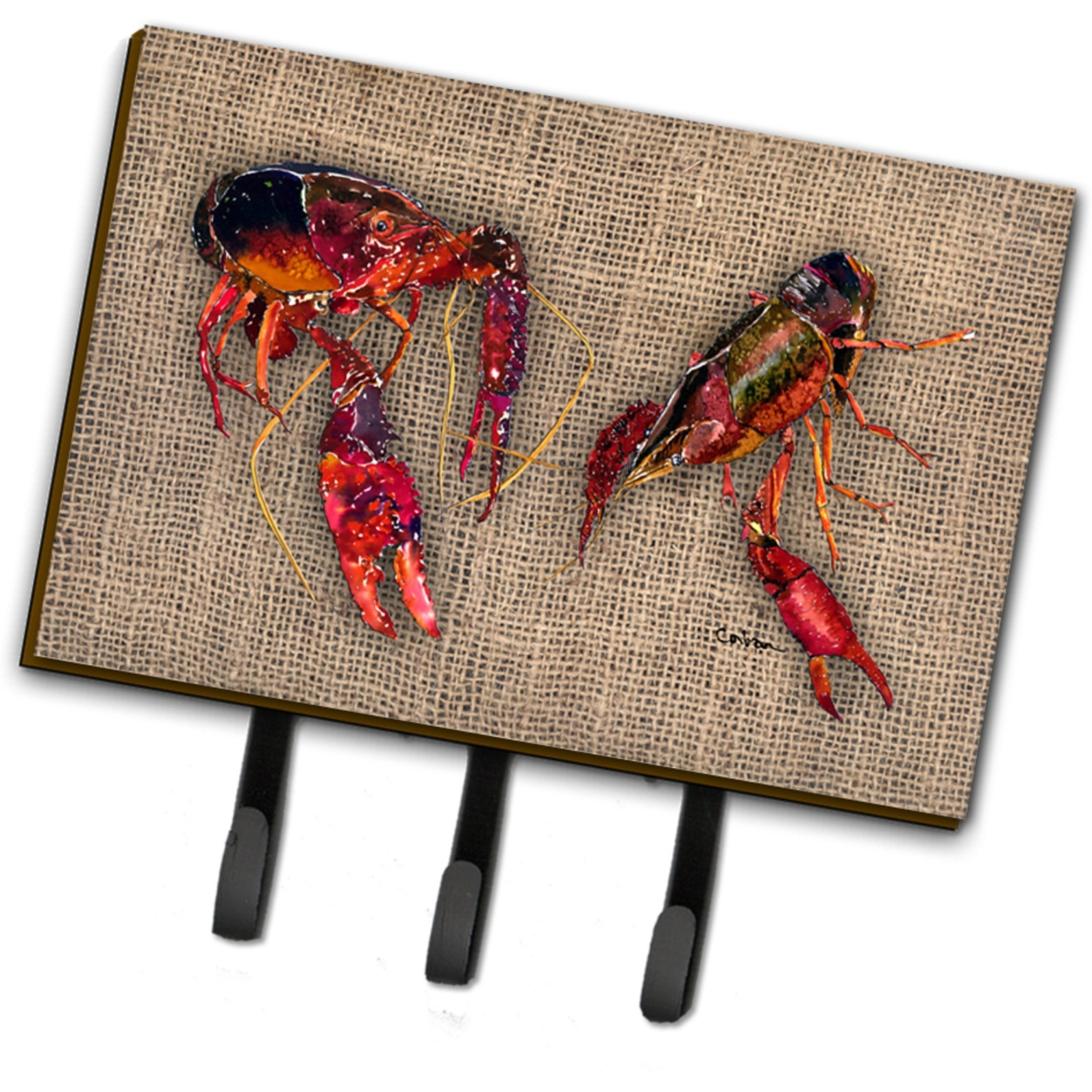 &quotCaroline's Treasures 8739TH68 Crawfish Leash or Key Holder, Large, Multicolor"