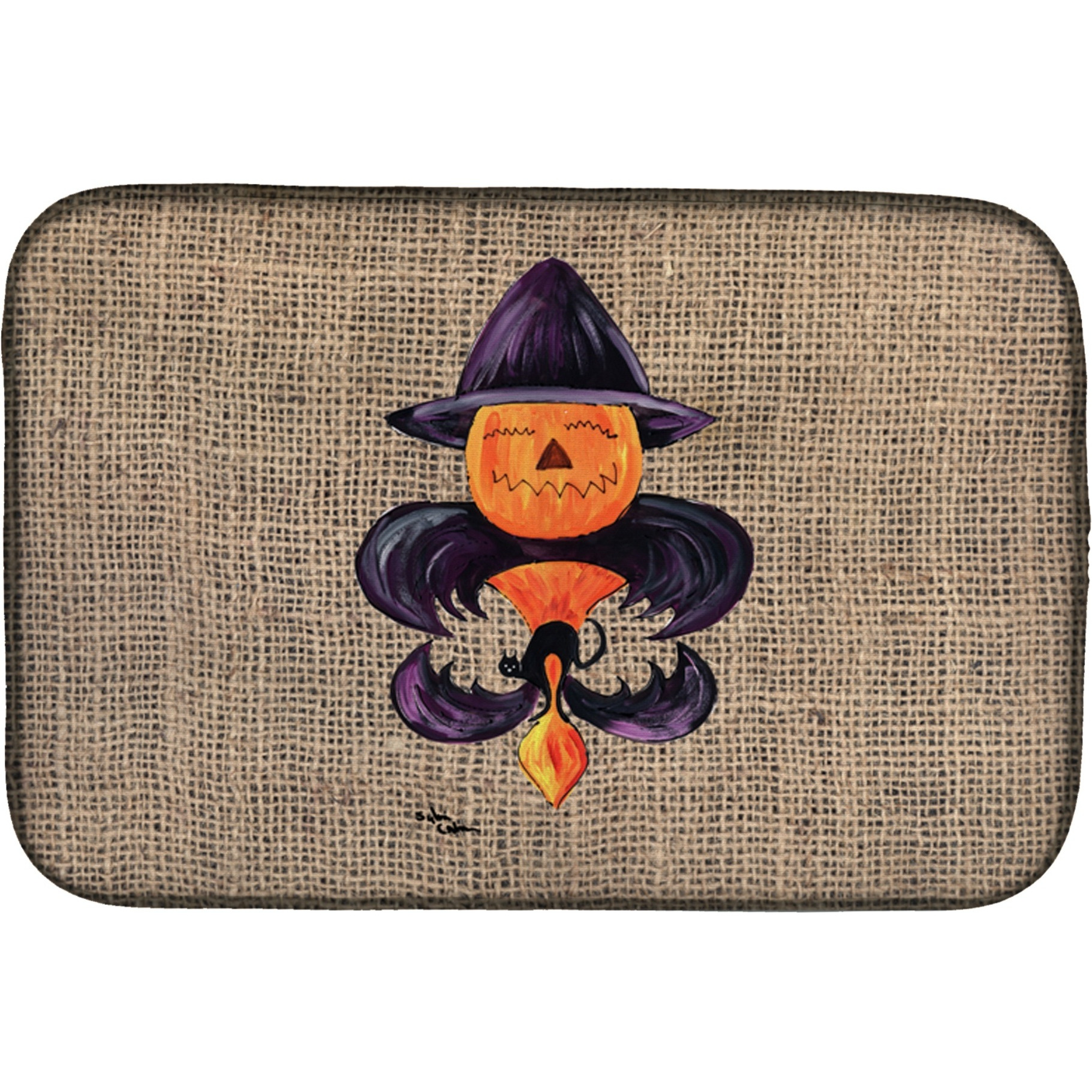 &quotCaroline's Treasures 8748DDM Dish Drying Mat, 14"" x 21"", Multicolor"