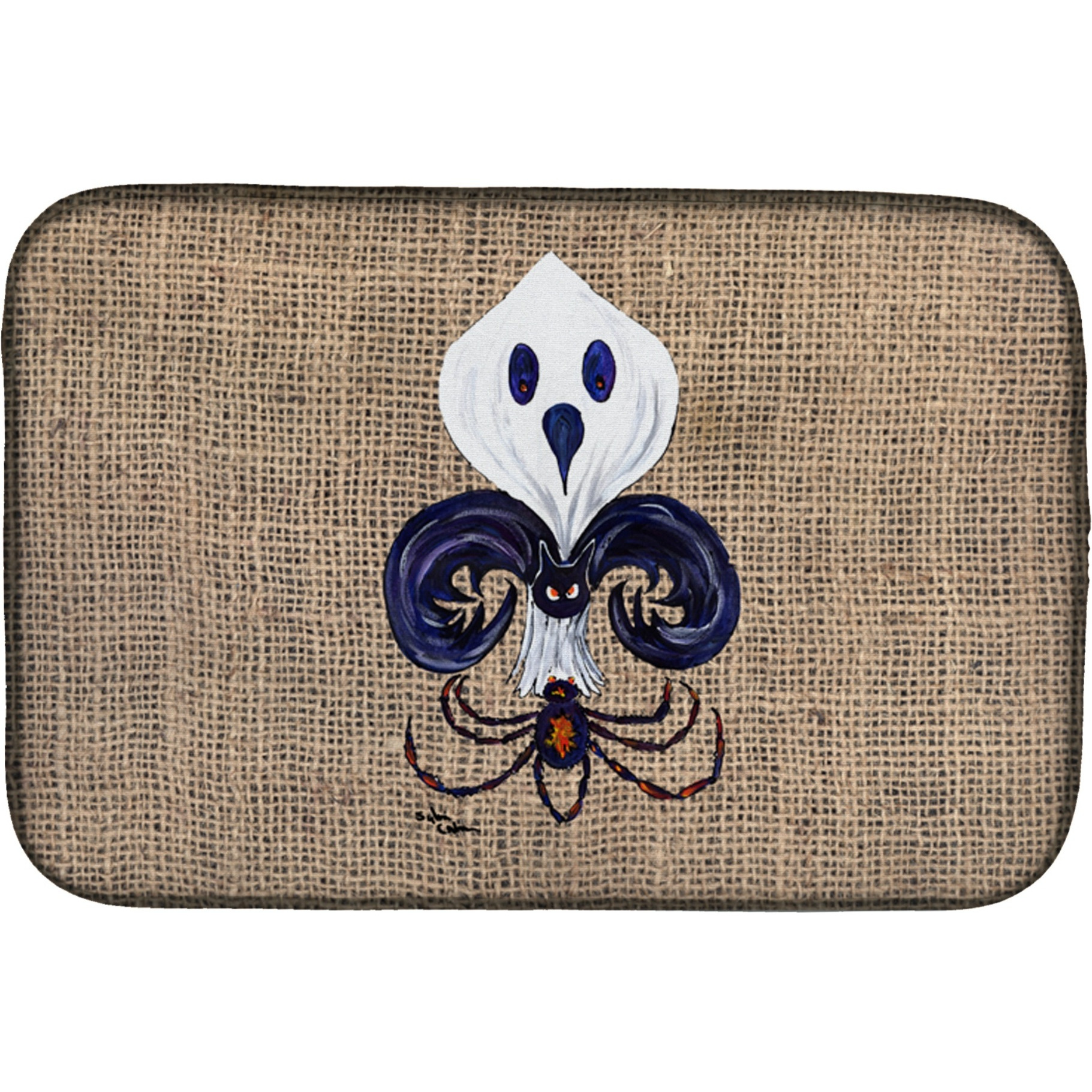 &quotCaroline's Treasures 8749DDM Dish Drying Mat, 14 x 21, Multicolor"
