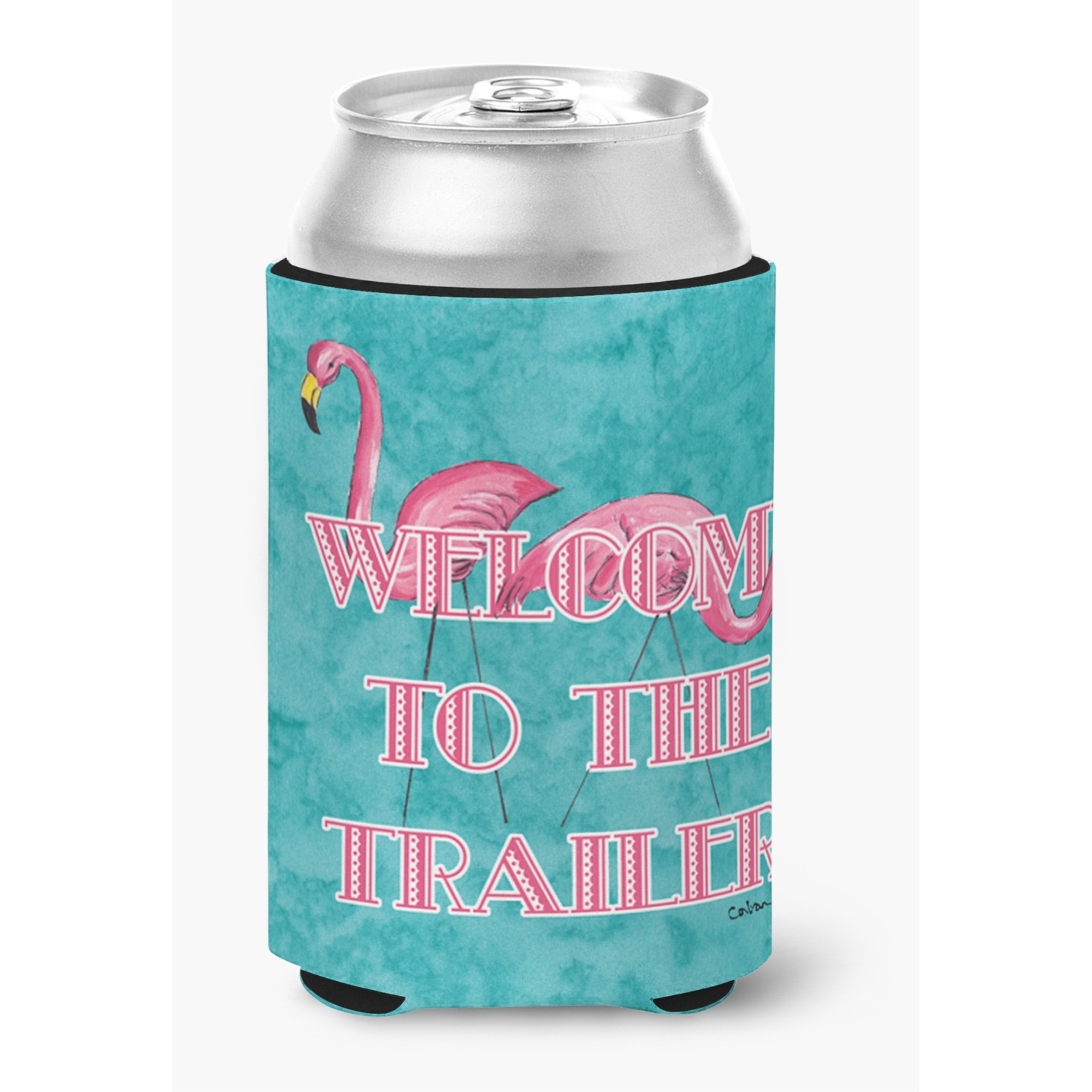 Welcome to the trailer Can or Bottle Beverage Insulator Hugger