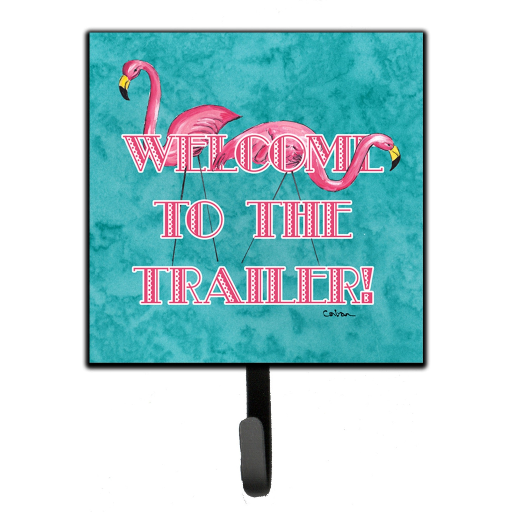 &quotCaroline's Treasures 8757SH4 Welcome To The Trailer Leash or Key Holder, Small, Multicolor"