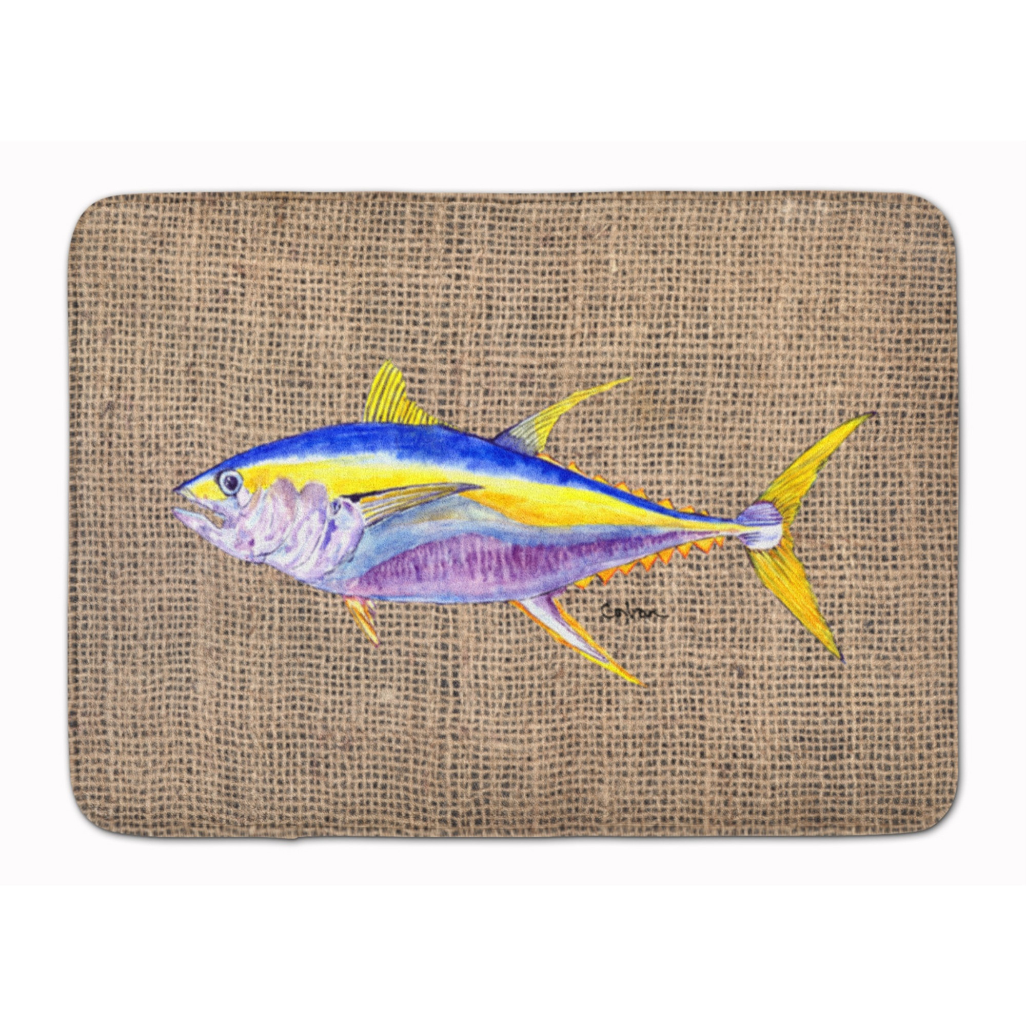 &quotCaroline's Treasures Fish - Tuna Floor Mat, 19"" x 27"", Multicolor"