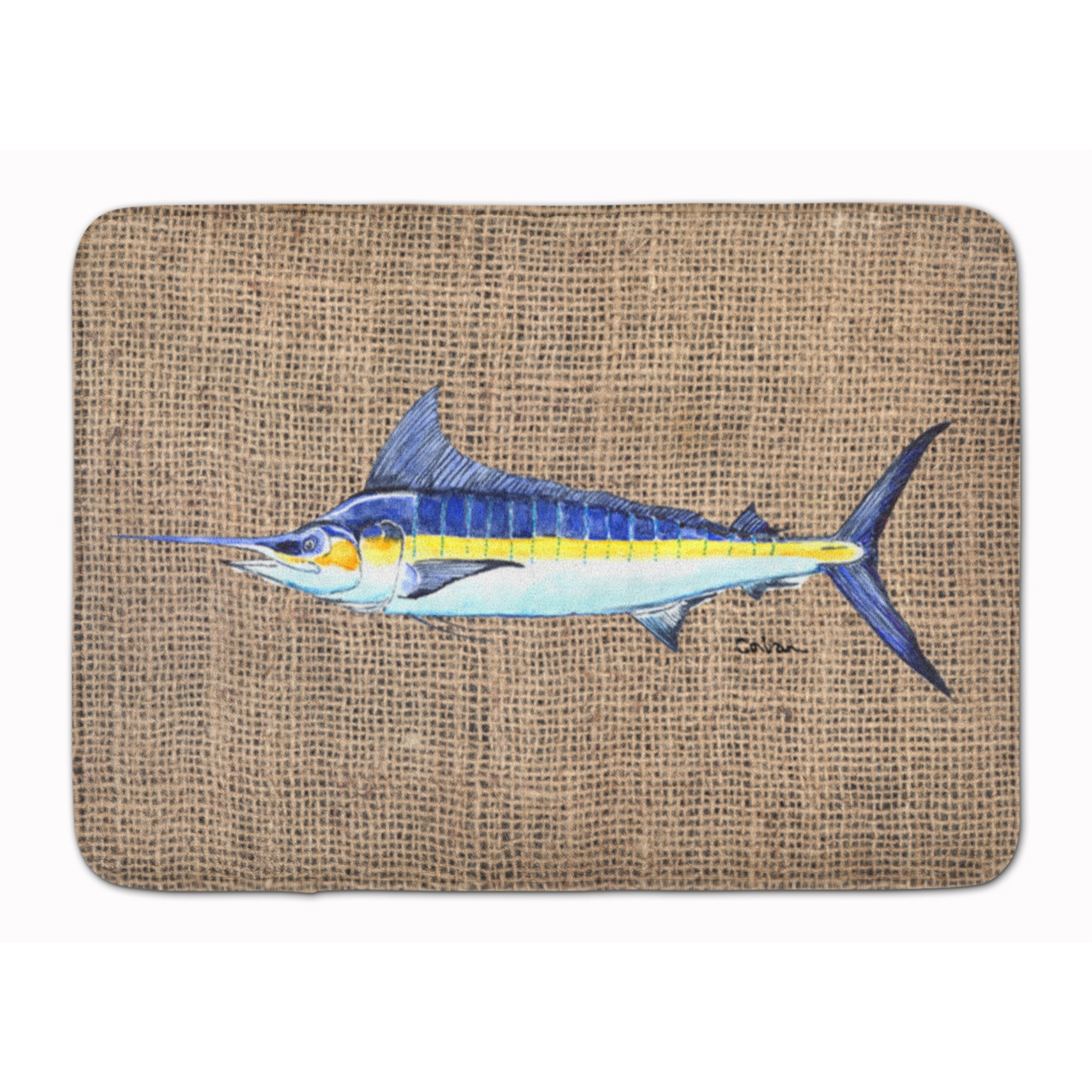 &quotCaroline's Treasures Fish - Marlin Floor Mat, 19"" x 27"", Multicolor"