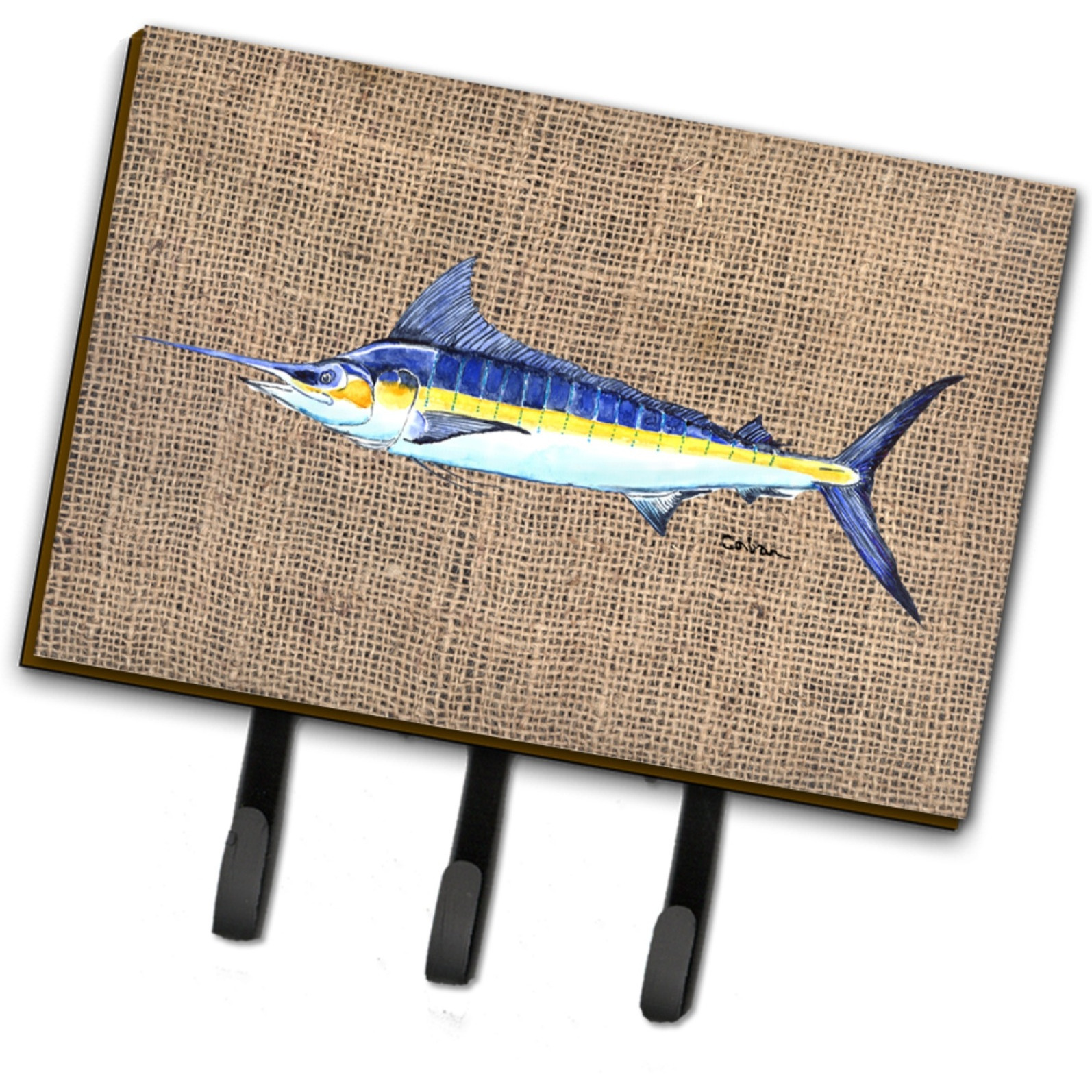&quotCaroline's Treasures 8773TH68 Fish-Marlin Leash Holder or Key Hook, Large, Multicolor"