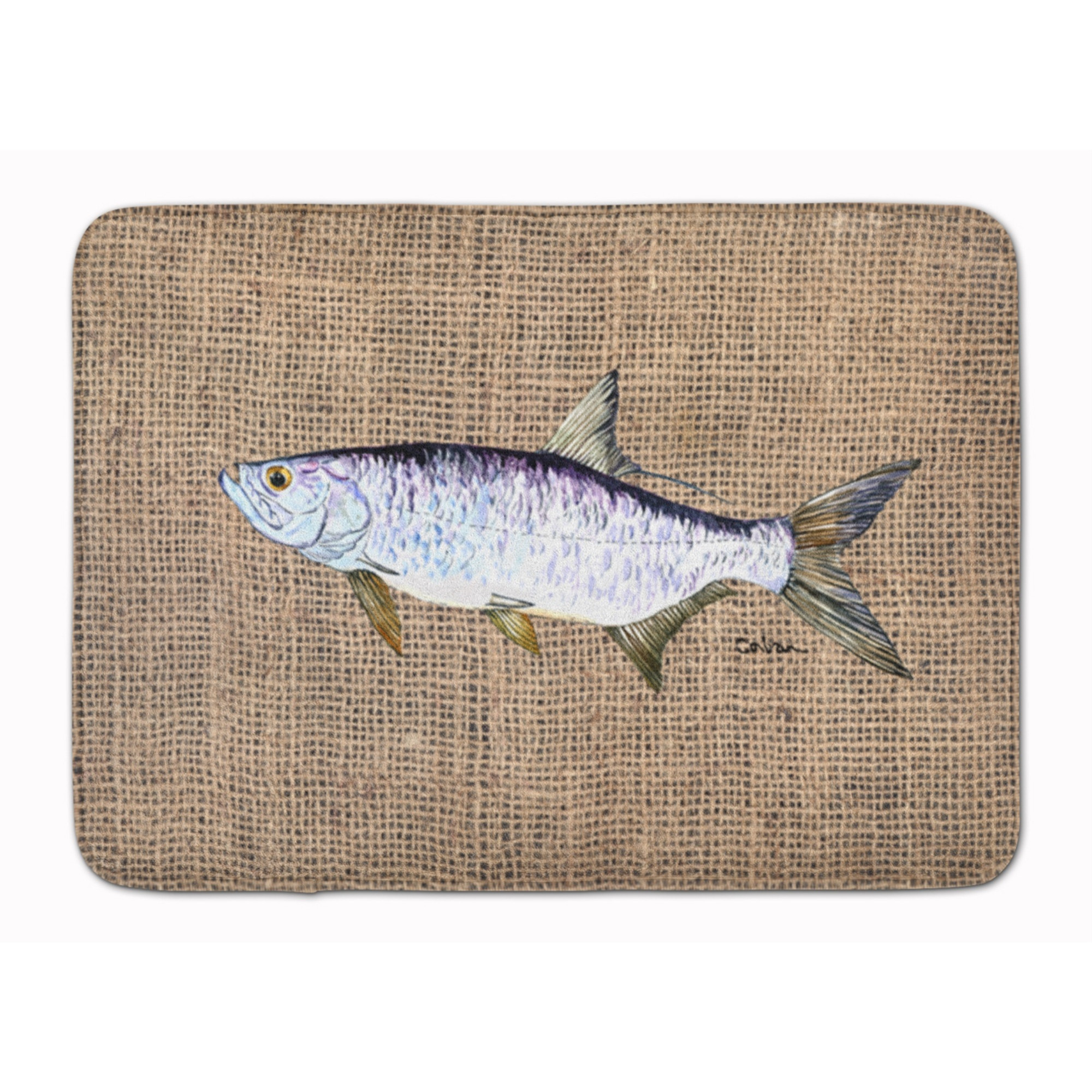 &quotCaroline's Treasures Fish - Tarpon Floor Mat, 19"" x 27"", Multicolor"