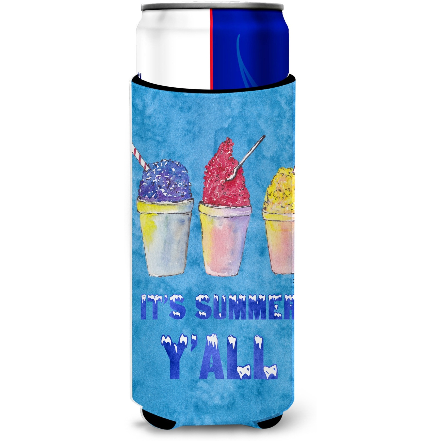 Snowballs and Snowcones Ultra Beverage Insulators for slim cans 8779MUK