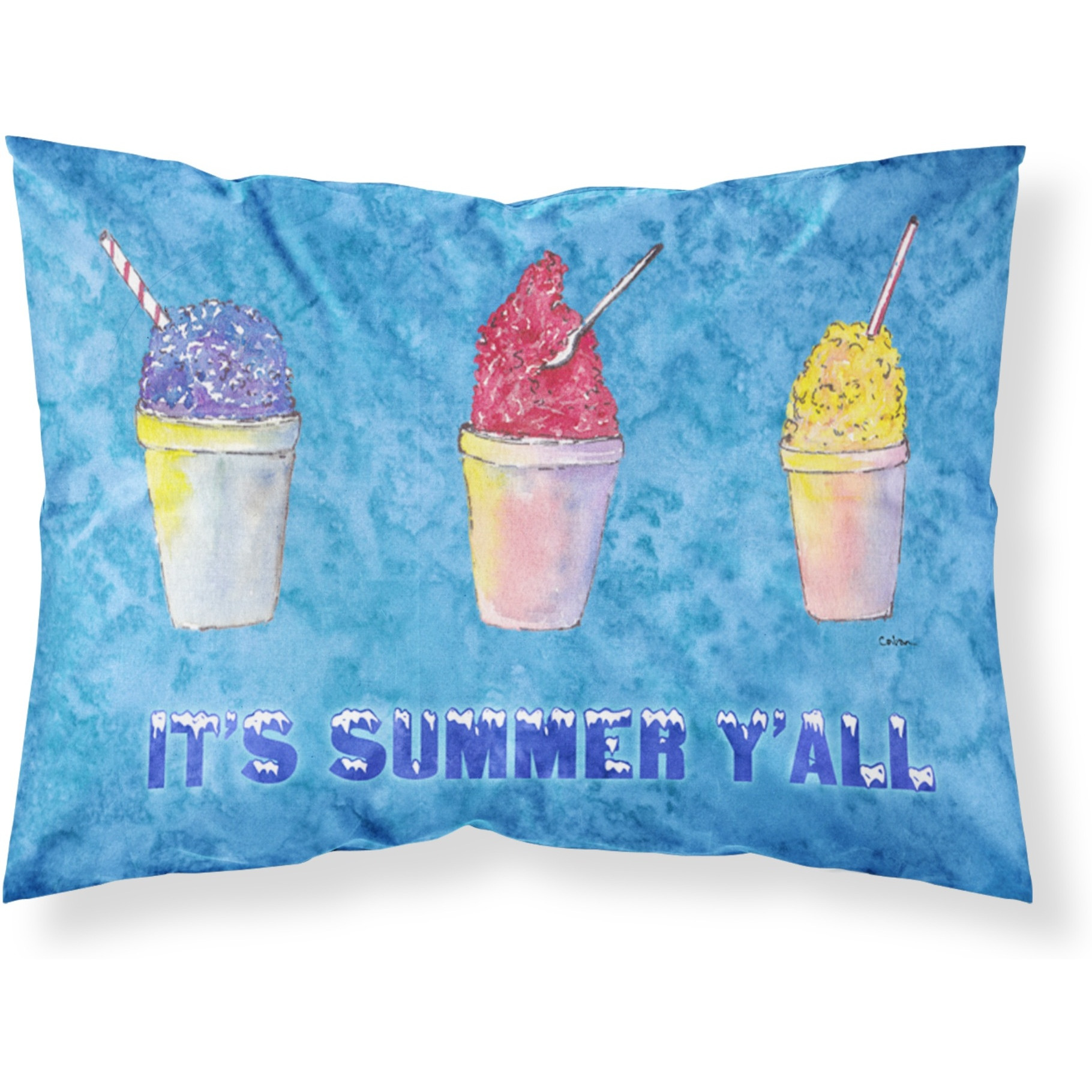 &quotCaroline's Treasures 8779PILLOWCASE Snowballs Moisture Wicking Fabric Standard Pillowcase, Large, Multicolor"