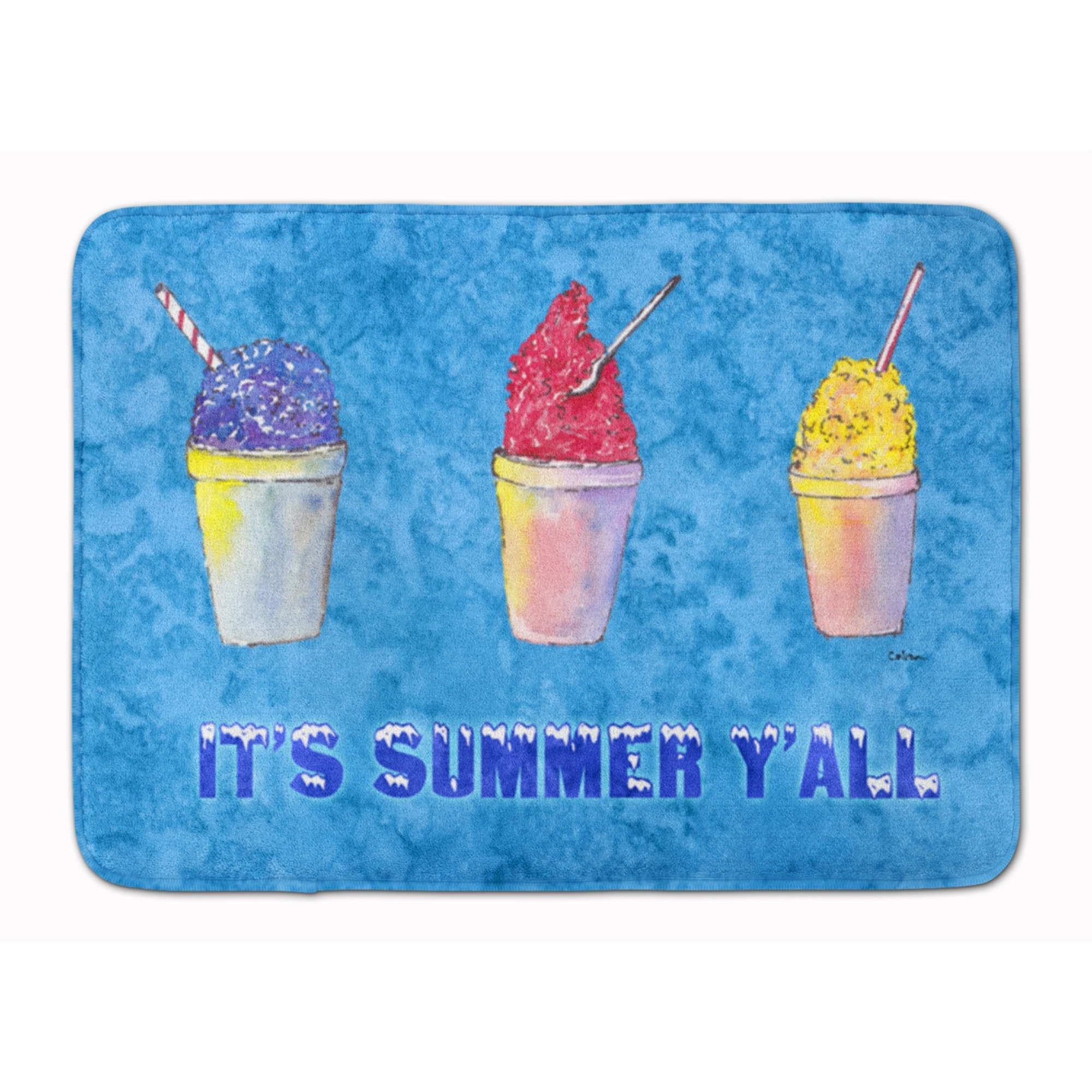 &quotCaroline's Treasures Snowballs and Snowcones Floor Mat, 19"" x 27"", Multicolor"