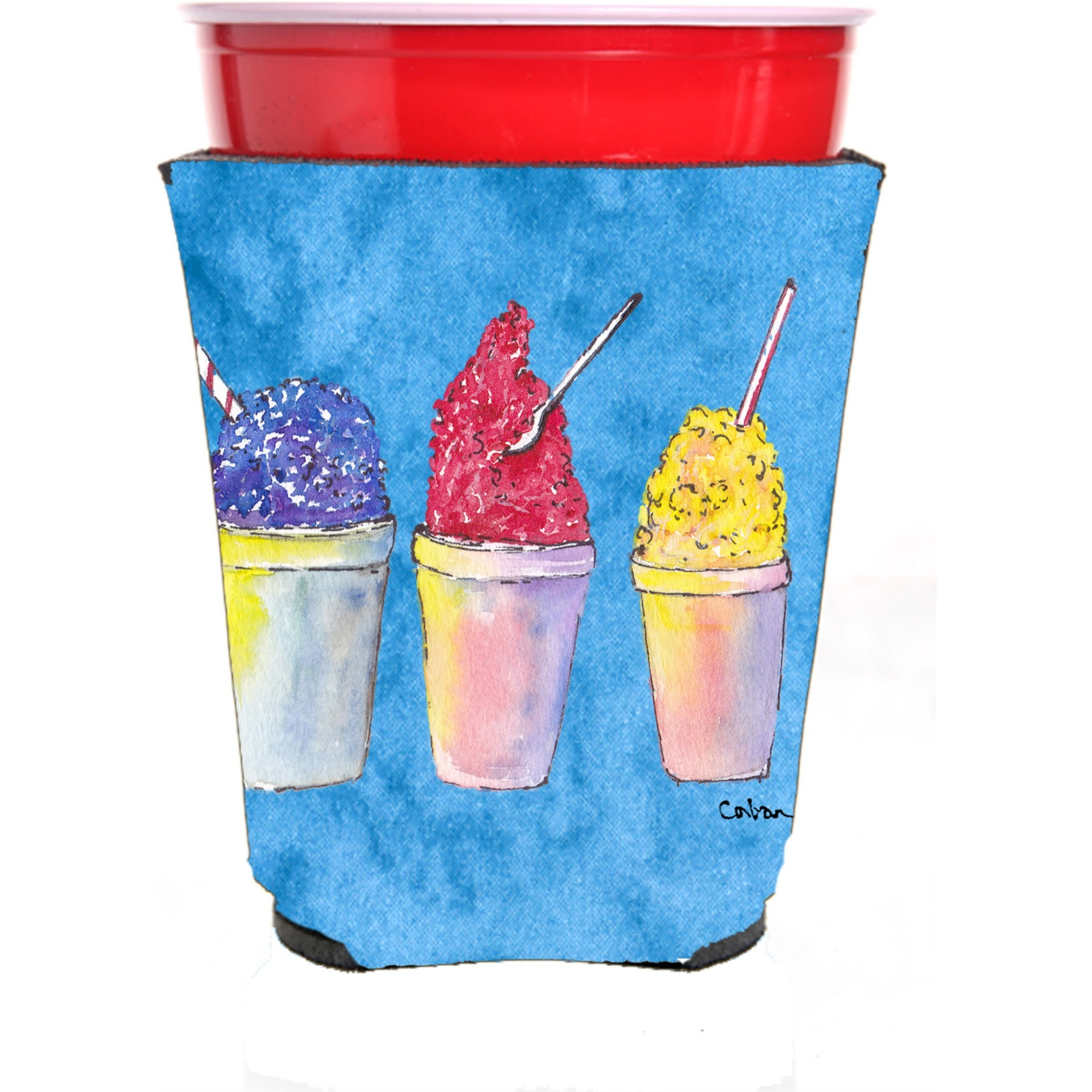 Snowballs Red Solo Cup Beverage Insulator Hugger