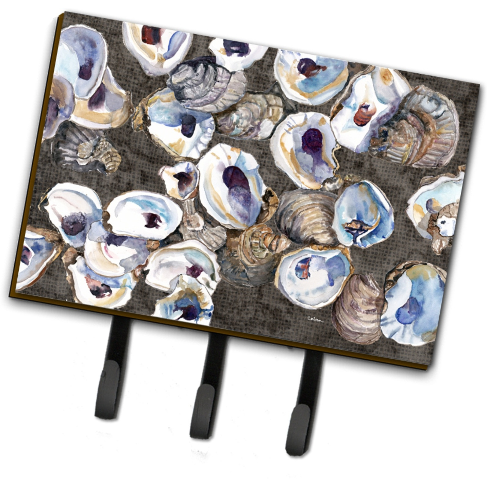 &quotCaroline's Treasures 8789TH68 Oysters Leash or Key Holder, Large, Multicolor"