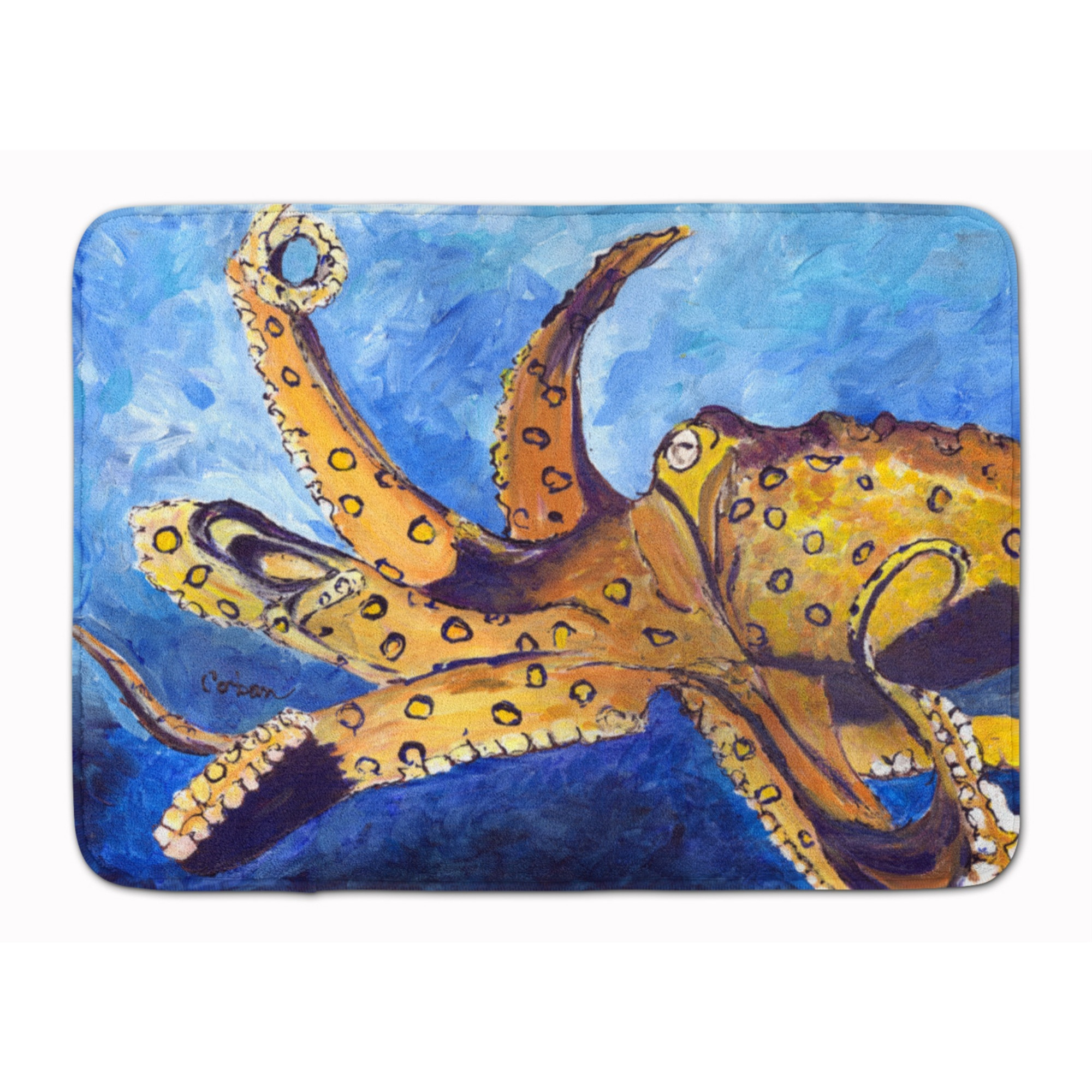 &quotCaroline's Treasures Octopus Floor Mat, 19"" x 27"", Multicolor"