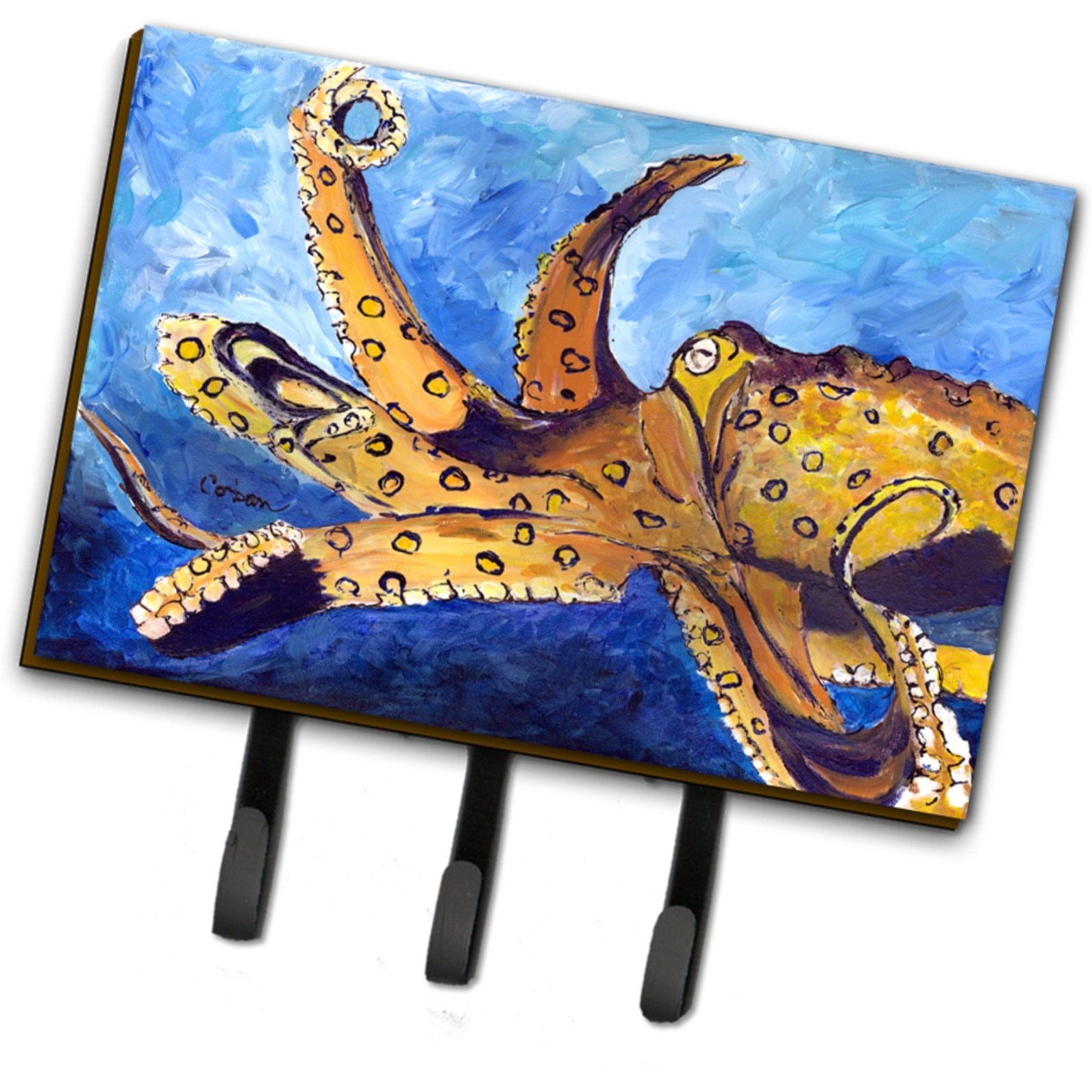 &quotCaroline's Treasures 8794TH68 Octopus Leash or Key Holder, Large, Multicolor"