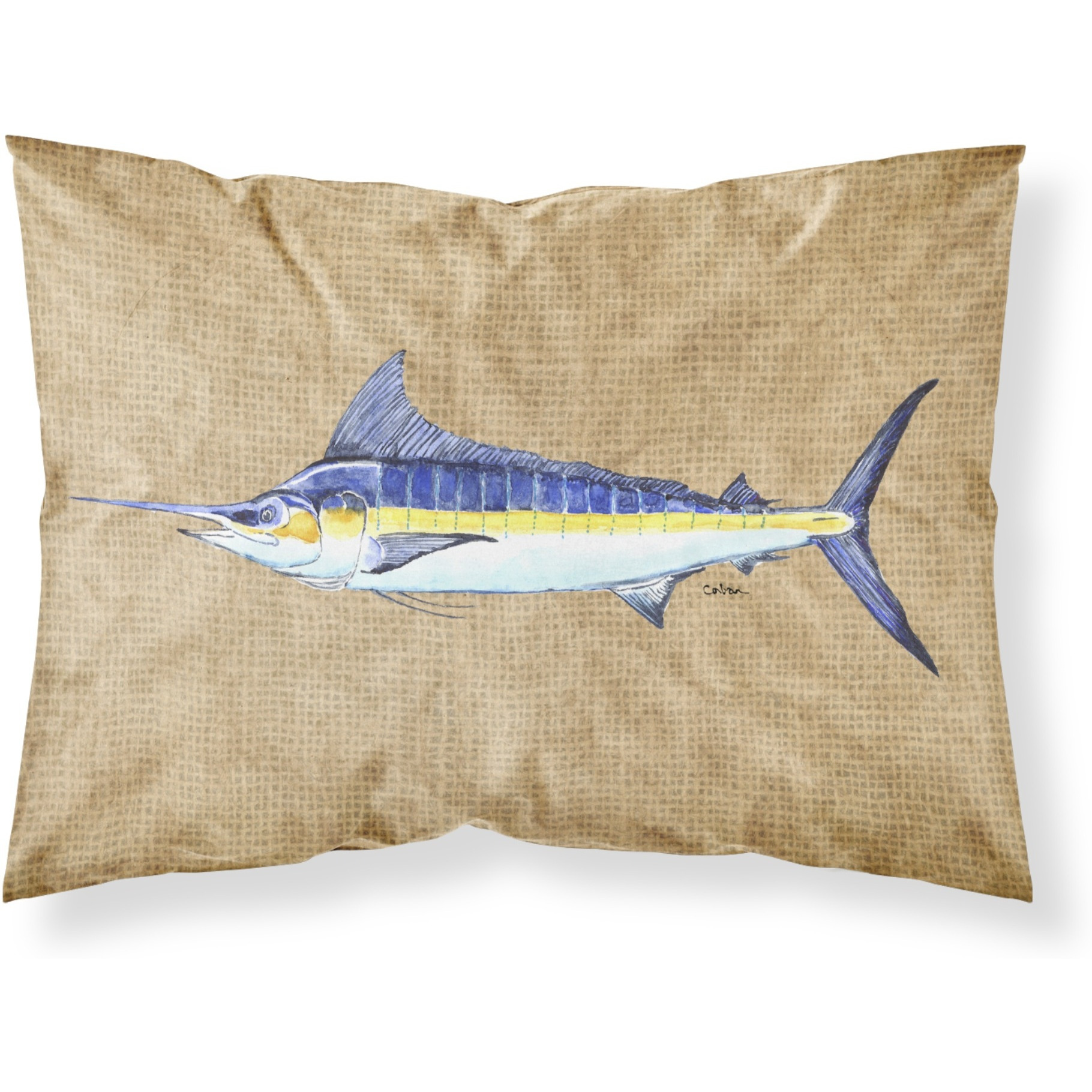 &quotCaroline's Treasures 8818PILLOWCASE Blue Marlin Moisture Wicking Fabric Standard Pillowcase, Large, Multicolor"