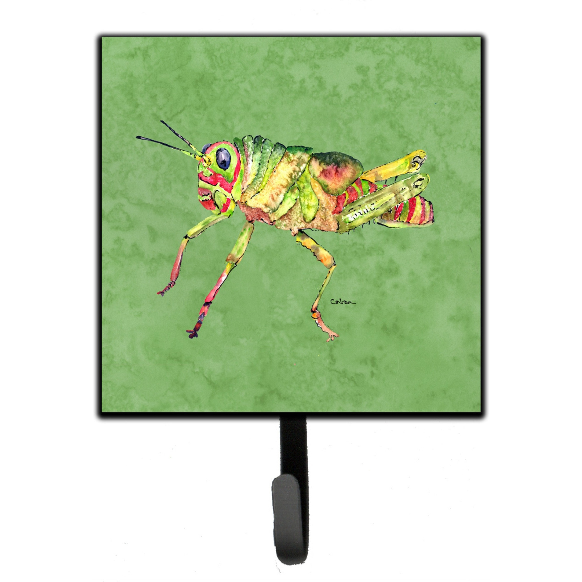 &quotCaroline's Treasures 8848SH4 Grasshopper On Avocado Leash or Key Holder, Small, Multicolor"
