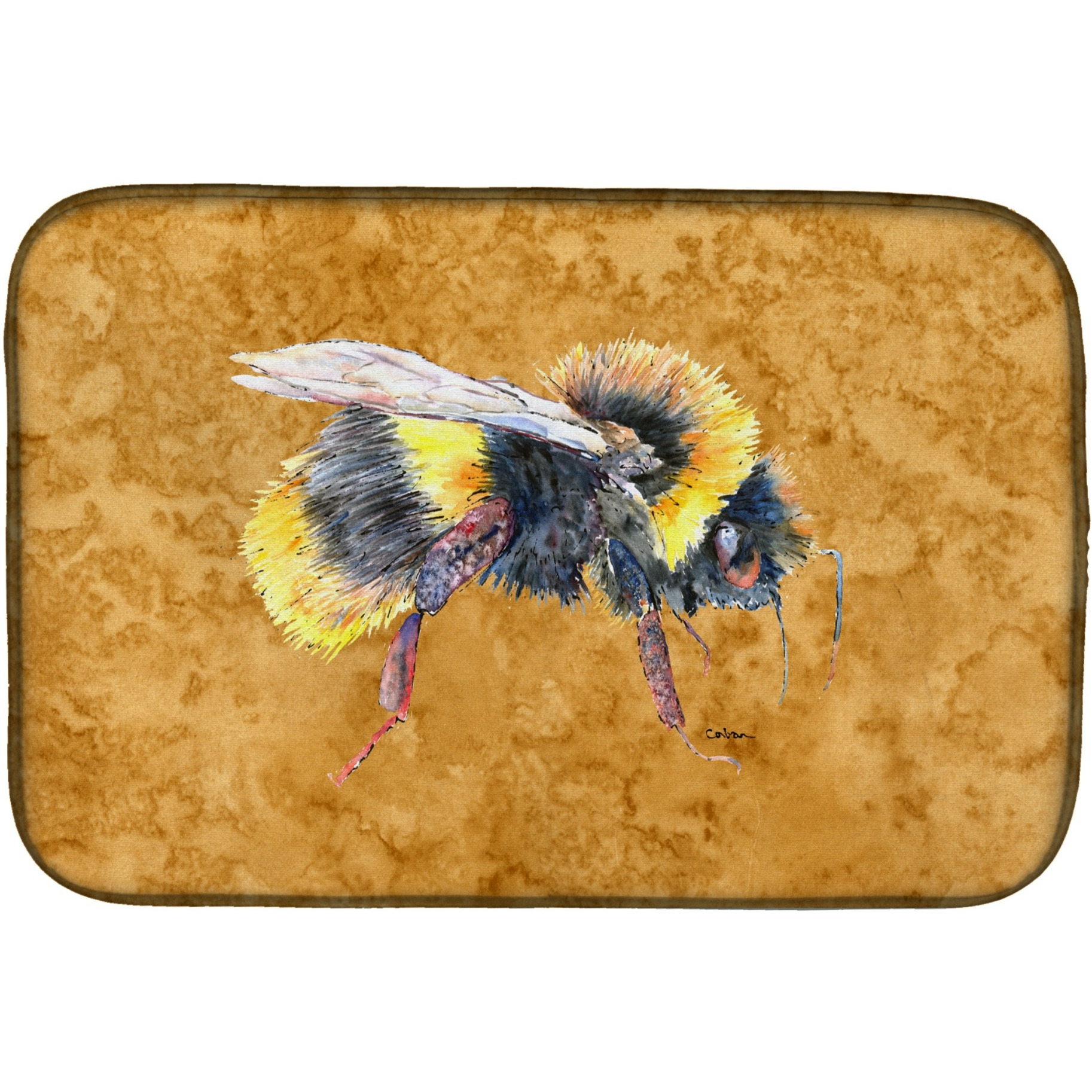 &quotCaroline's Treasures 8850DDM Dish Drying Mat, 14 x 21, Multicolor"