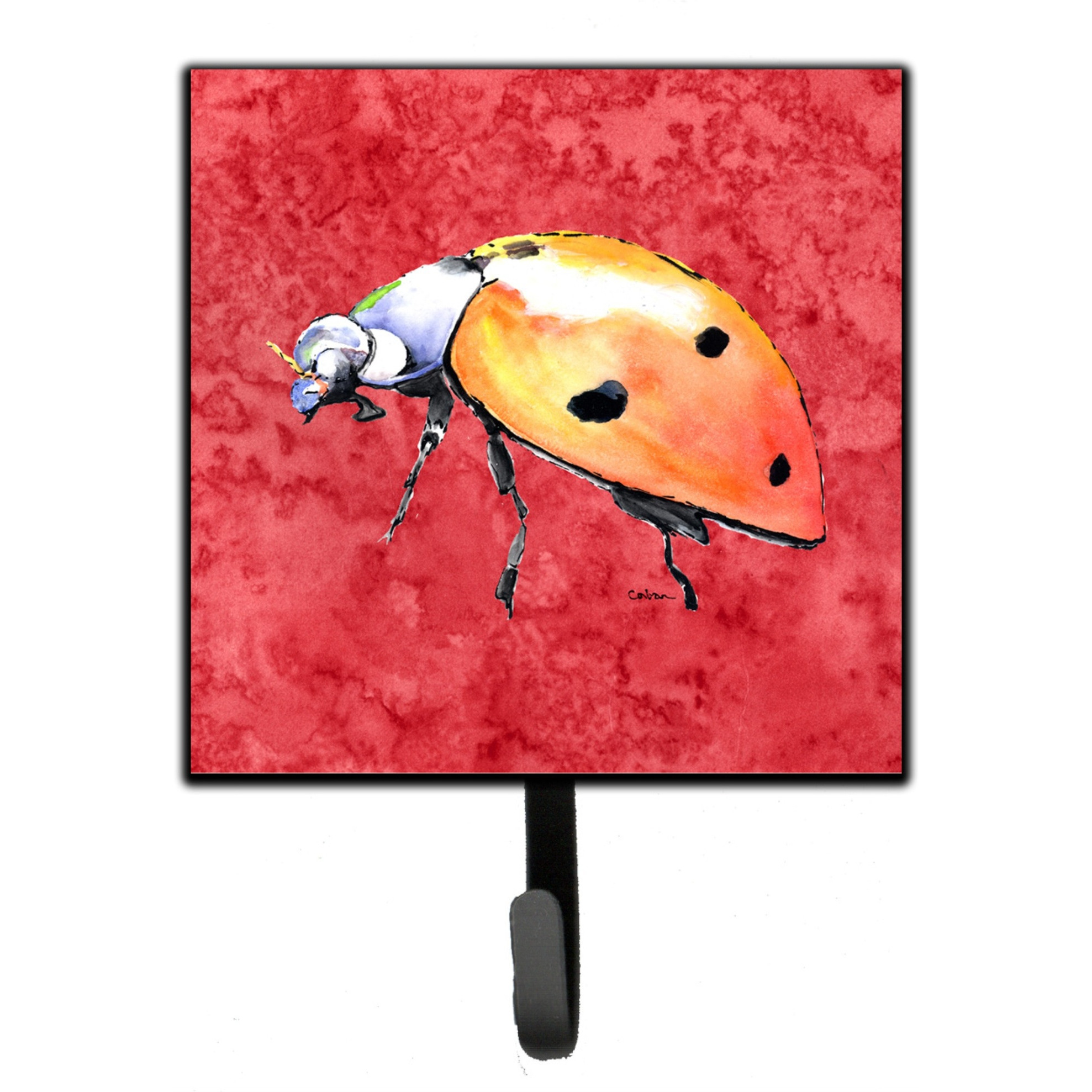 &quotCaroline's Treasures 8868SH4 Lady Bug On Red Leash or Key Holder, Small, Multicolor"