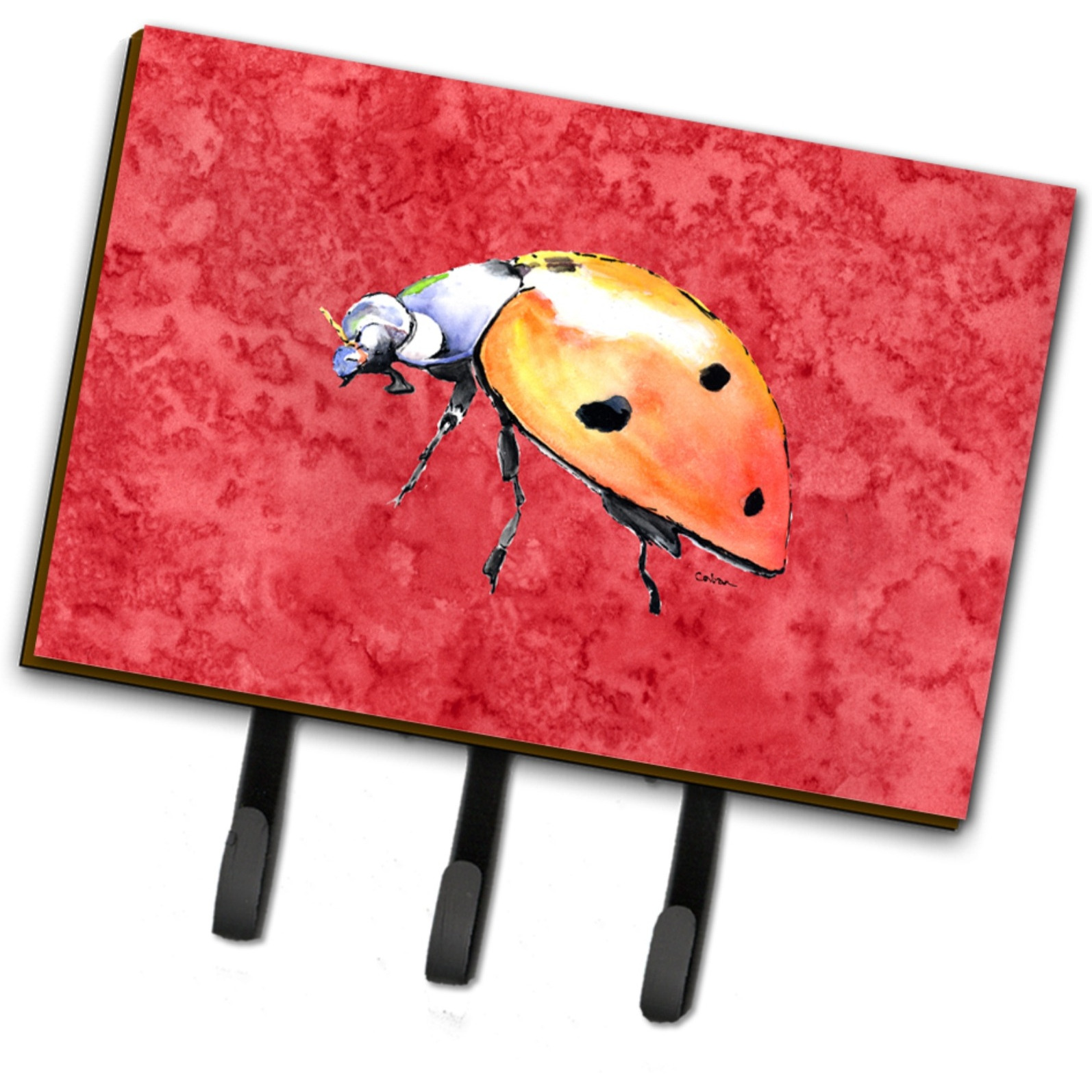 &quotCaroline's Treasures 8868TH68 Lady Bug on Red Leash or Key Holder, Large, Multicolor"