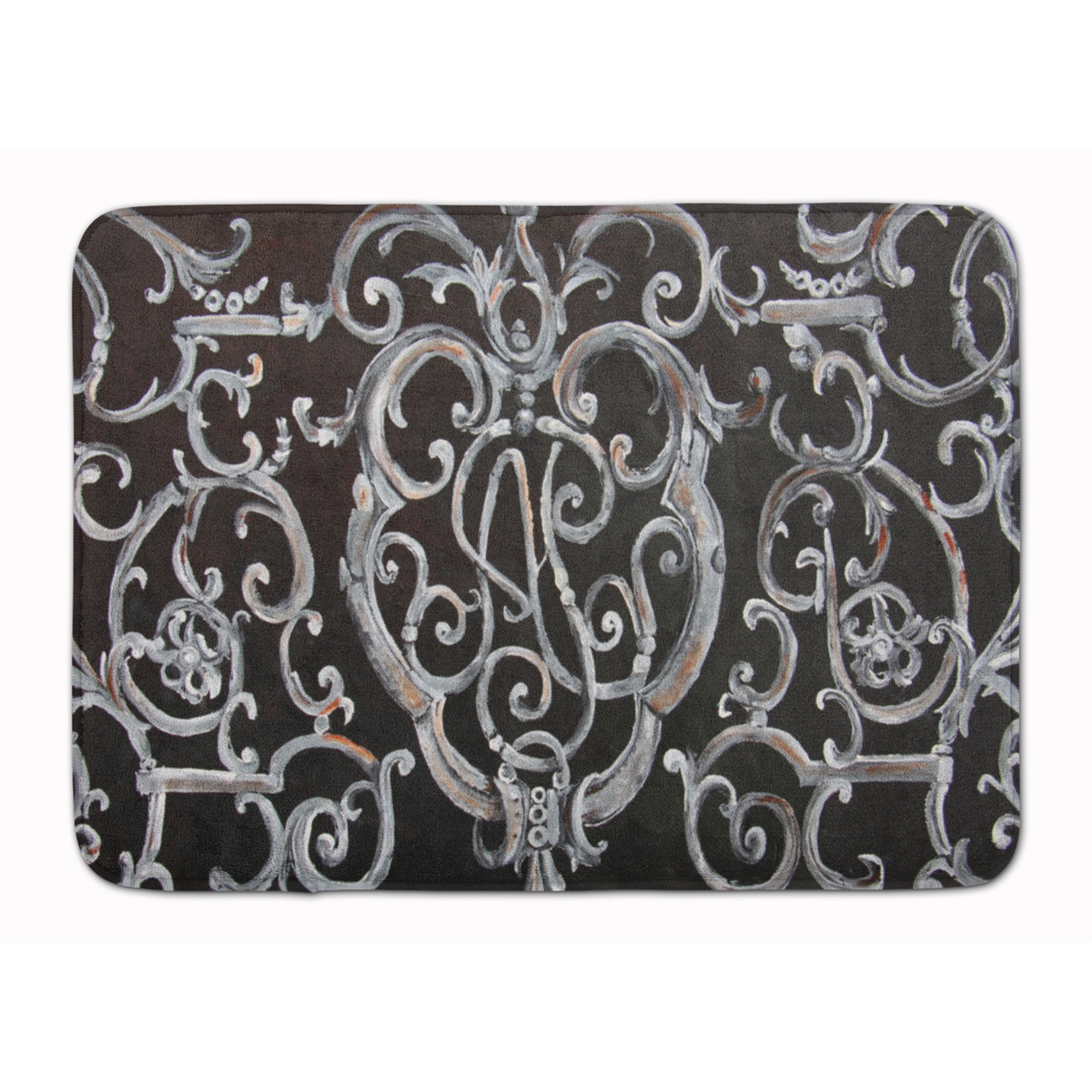 &quotCaroline's Treasures Ironwork Fence Floor Mat, 19"" x 27"", Multicolor"