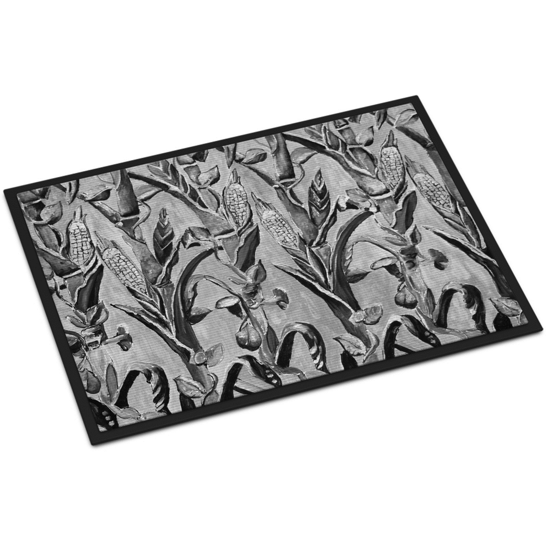 &quotCaroline's Treasures 8929JMAT Corn Ironwork Fence Indoor or Outdoor Mat, 24 x 36"", Multicolor"