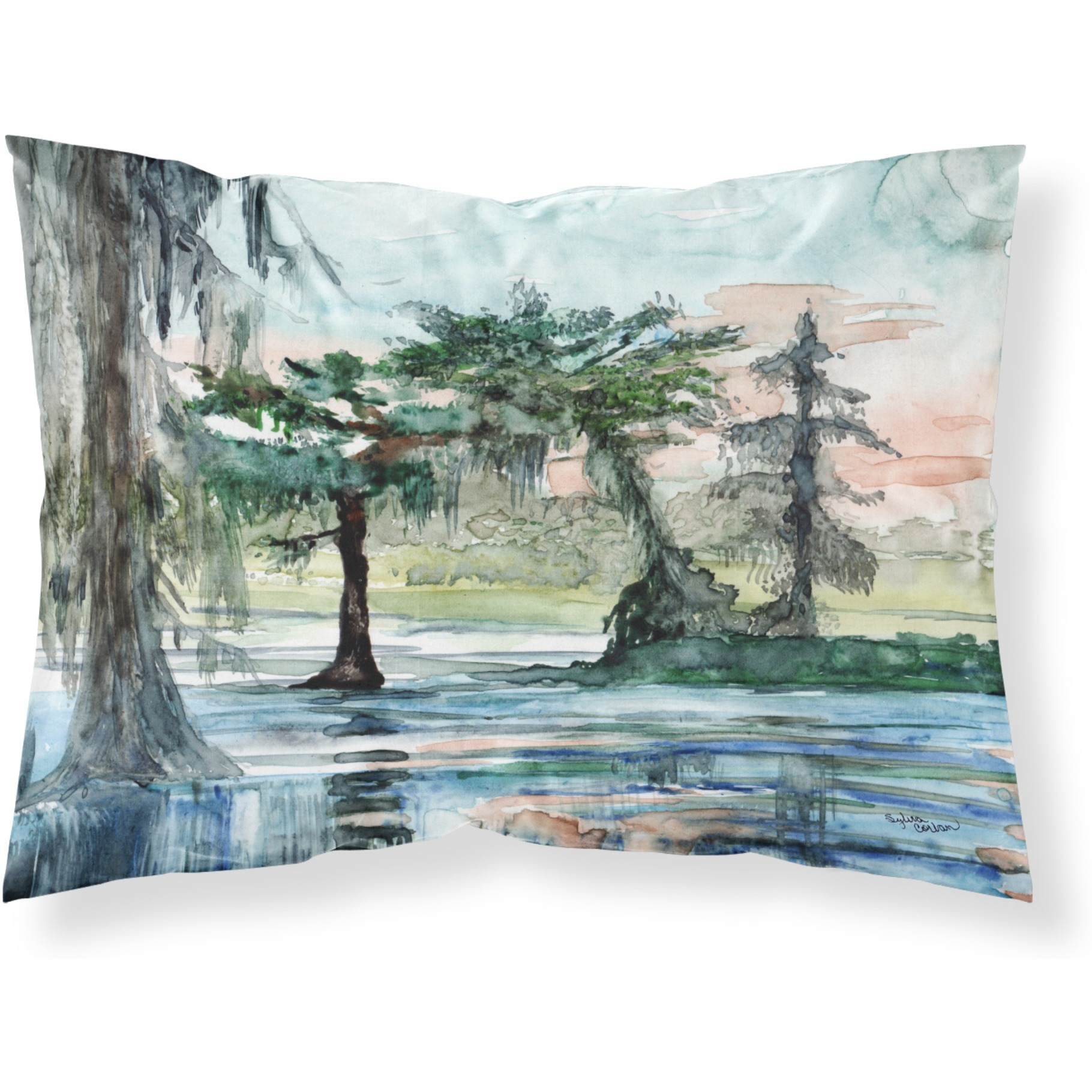 &quotCaroline's Treasures In the Swamp Fabric Standard Pillowcase 8985PILLOWCASE, Multicolor"