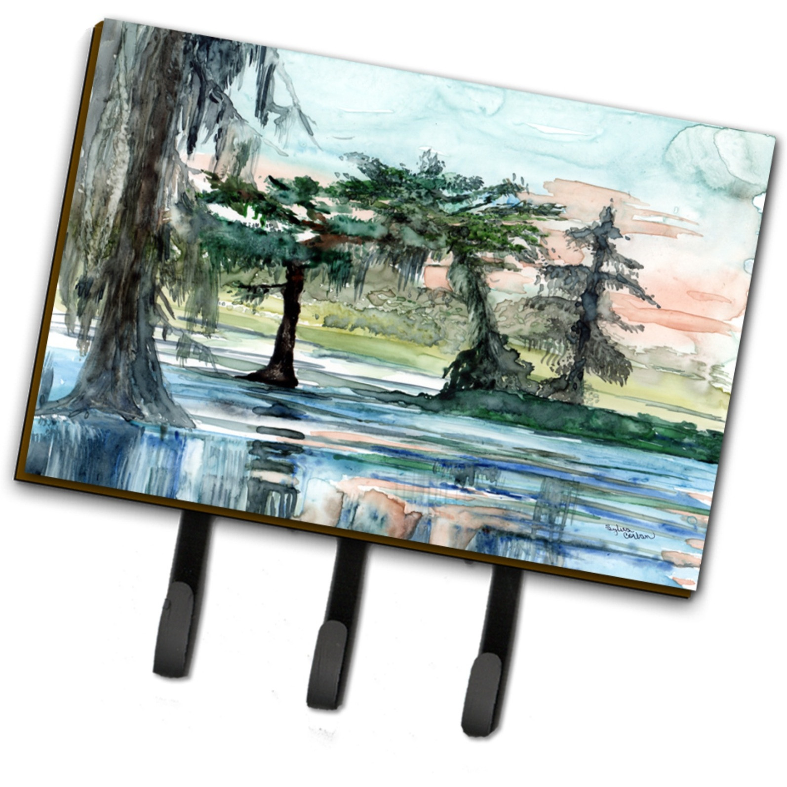 &quotCaroline's Treasures In the Swamp Leash or Key Holder 8985TH68, Triple, Multicolor"