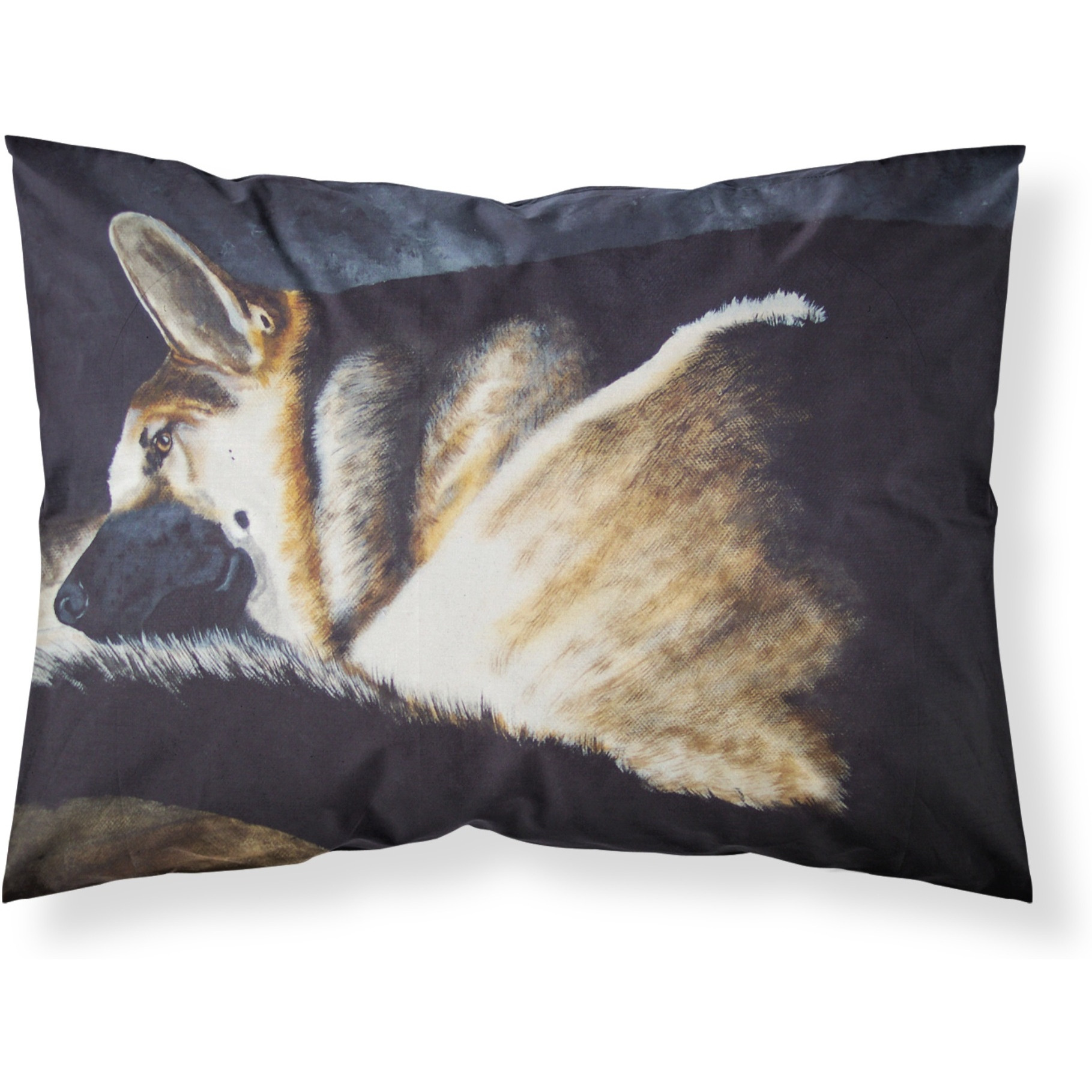 &quotCaroline's Treasures Day Dreamer German Shepherd Fabric Standard Pillowcase AMB1042PILLOWCASE, Multicolor"