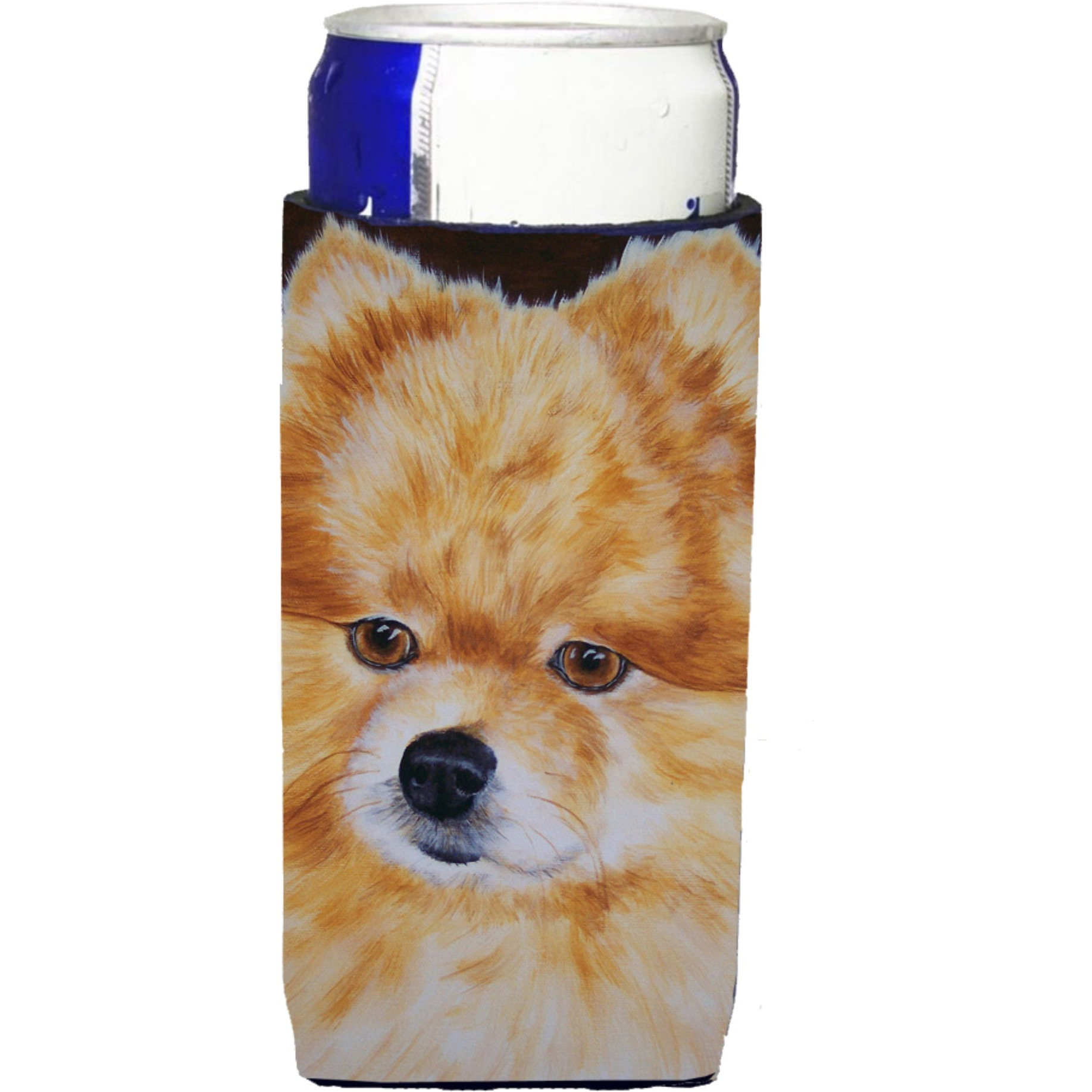 &quotCaroline's Treasures Pomeranian Michelob Ultra Koozies for Slim Cans, Multicolor"