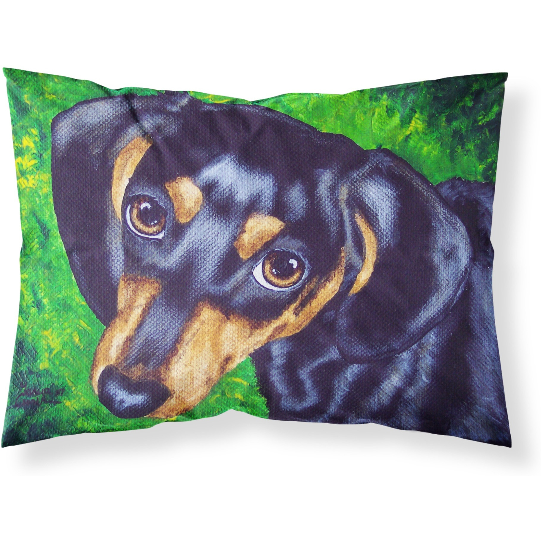 &quotCaroline's Treasures Tootsie Dachshund Fabric Standard Pillowcase AMB1173PILLOWCASE, Multicolor"
