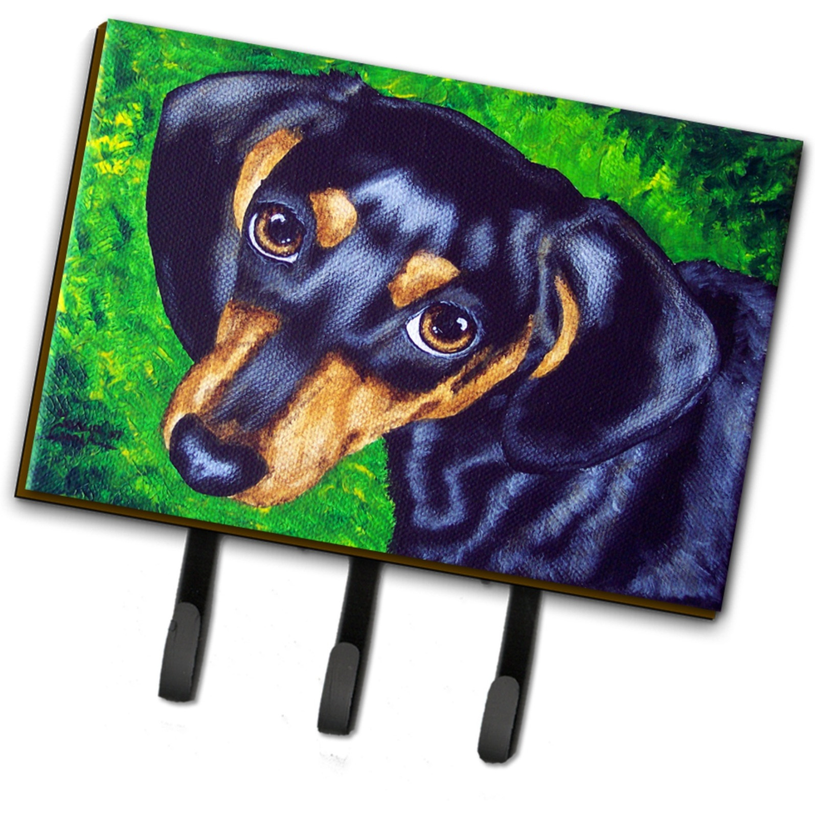 &quotCaroline's Treasures AMB1173TH68 Tootsie Dachshund Leash or Key Holder, Large, Multicolor"