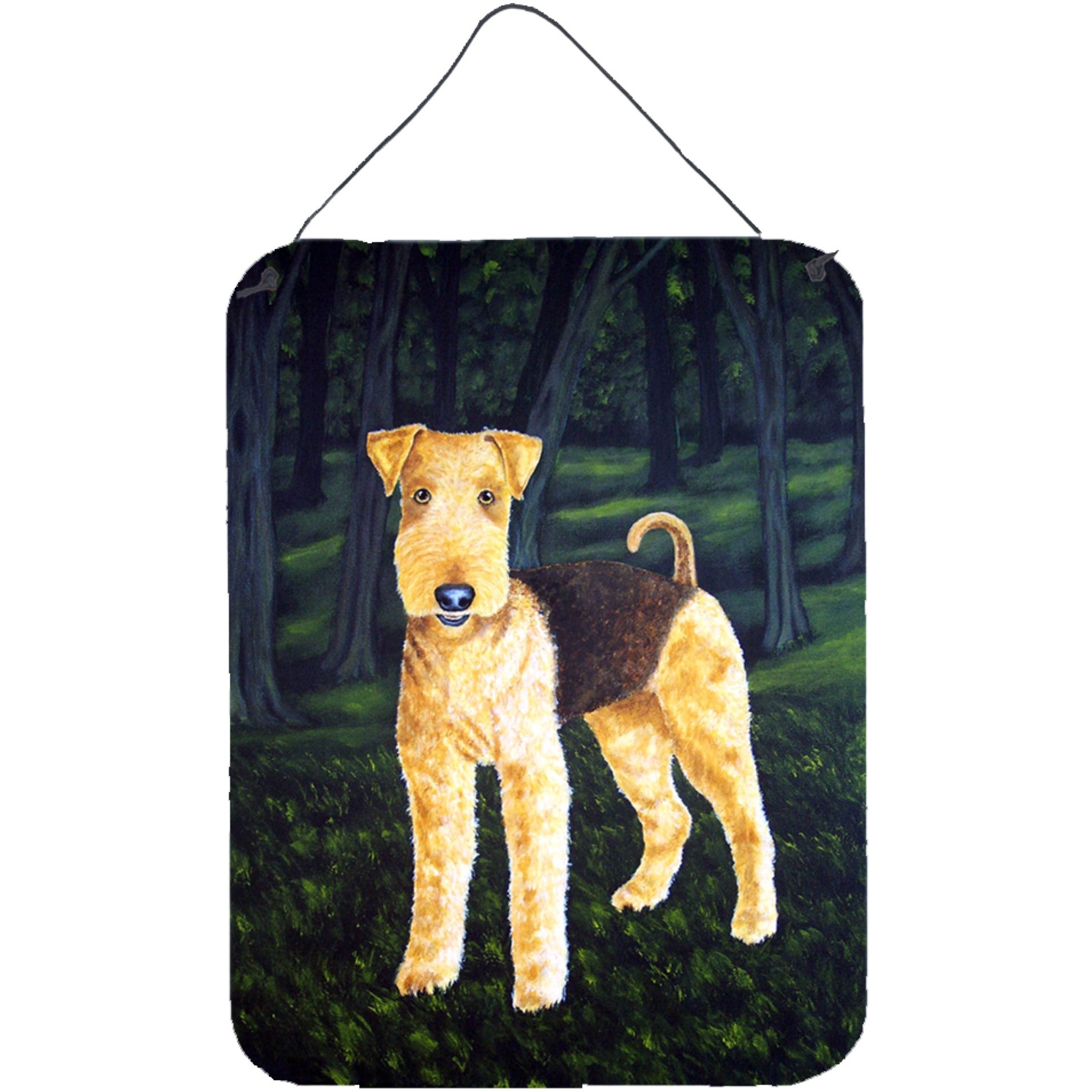 &quotCaroline's Treasures Delta Airedale Terrier Wall or Door Hanging Prints AMB1188DS1216, 16HX12W, Multicolor"
